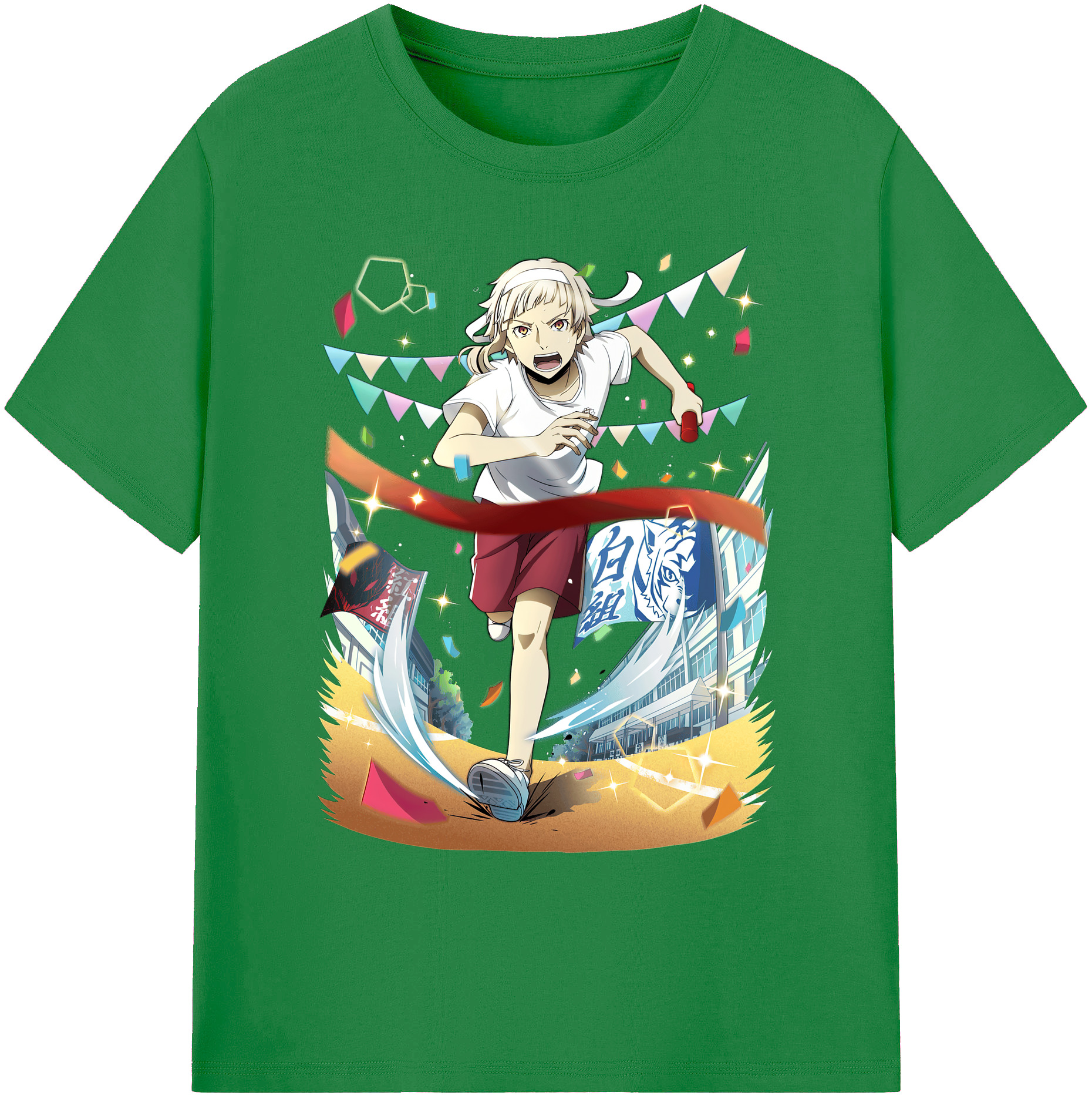（画像用） 文豪ストレイドッグス Bungo Stray Dogs 綿100％ メンズ半袖Tシャツ｜肌触りやわらか＆通気性
