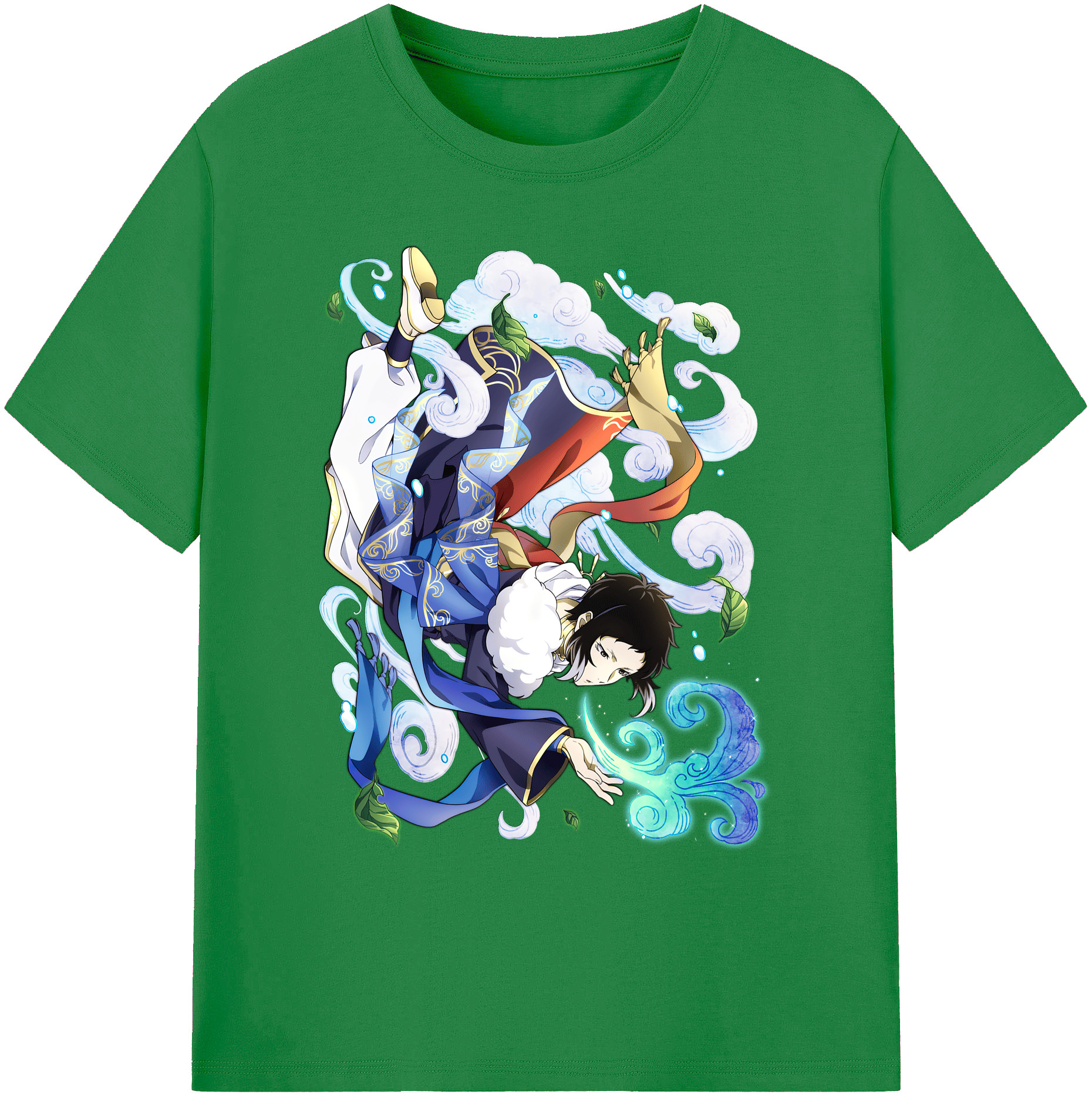 （画像用） 文豪ストレイドッグス Bungo Stray Dogs 綿100％ メンズ半袖Tシャツ｜肌触りやわらか＆通気性