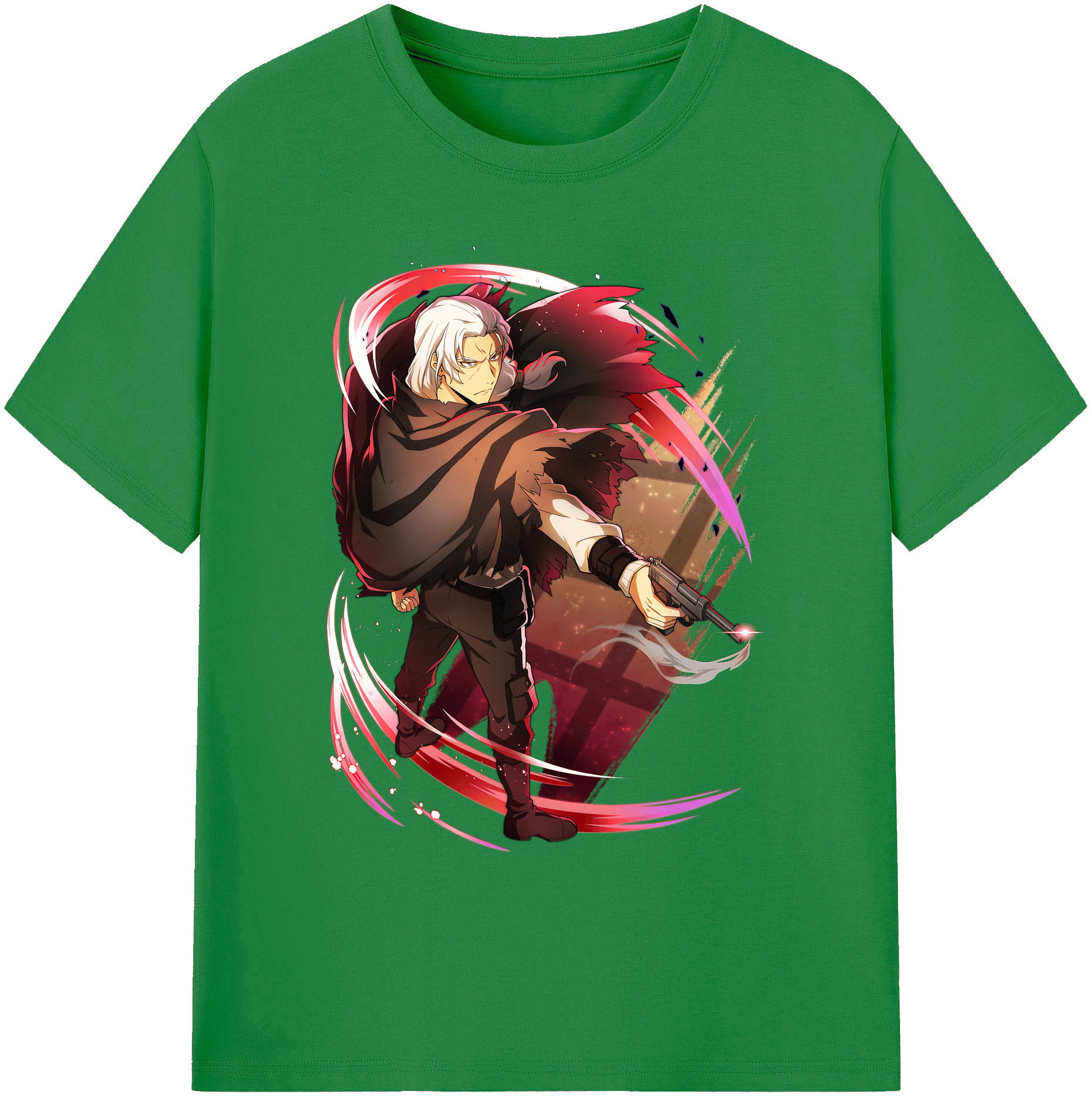 （画像用） 文豪ストレイドッグス Bungo Stray Dogs 綿100％ メンズ半袖Tシャツ｜肌触りやわらか＆通気性