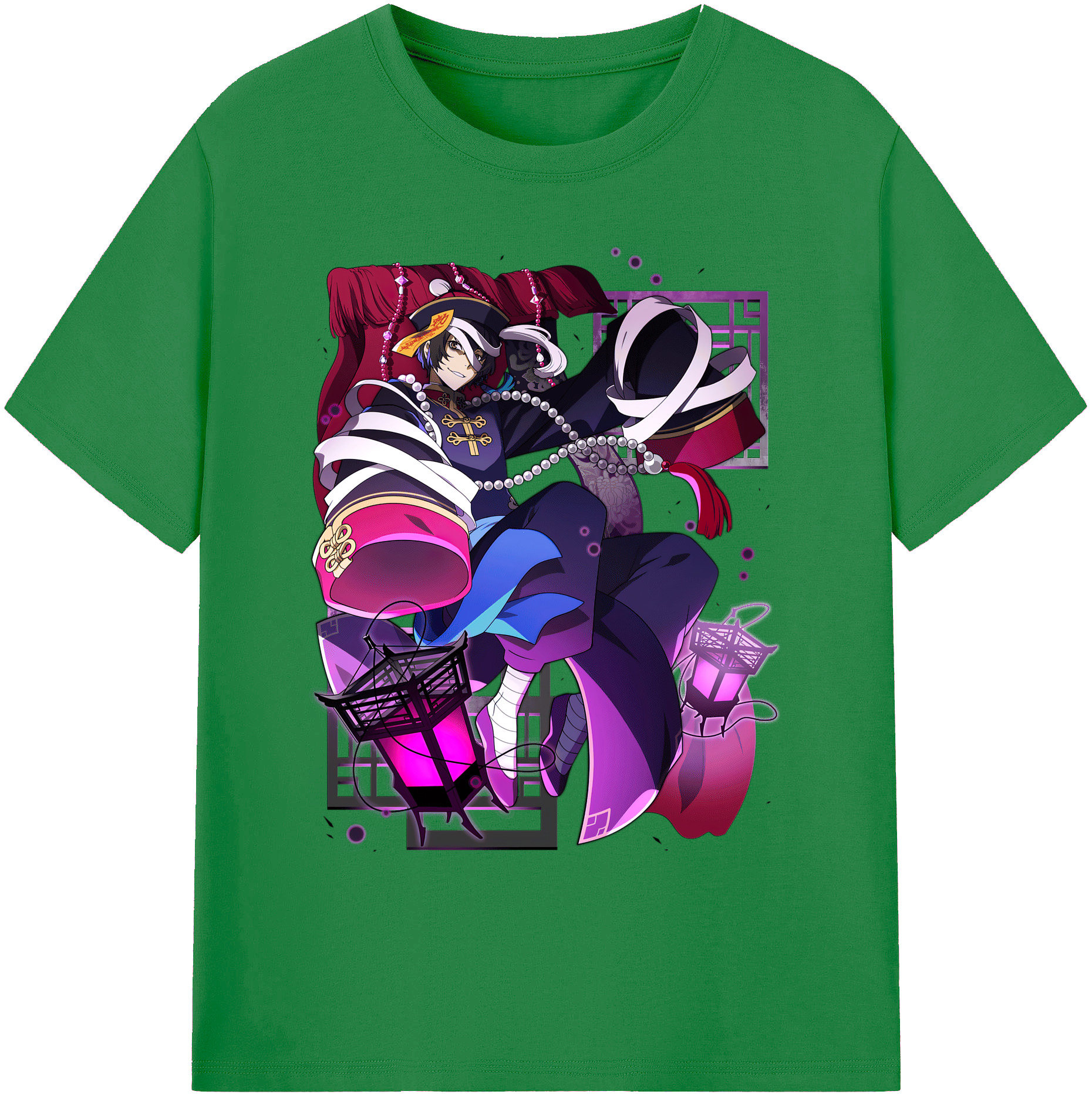 （画像用） 文豪ストレイドッグス Bungo Stray Dogs 綿100％ メンズ半袖Tシャツ｜肌触りやわらか＆通気性