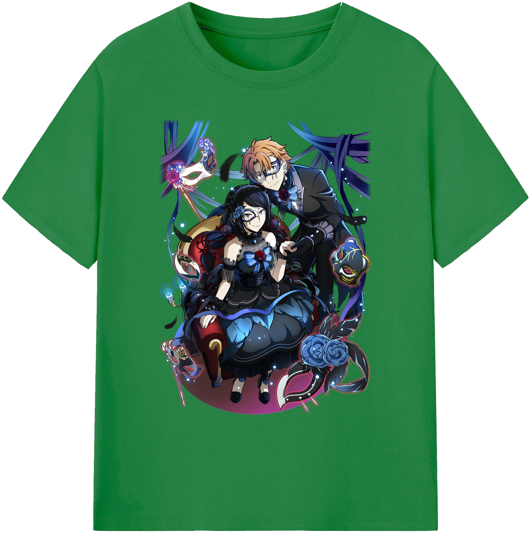 （画像用） 文豪ストレイドッグス Bungo Stray Dogs 綿100％ メンズ半袖Tシャツ｜肌触りやわらか＆通気性