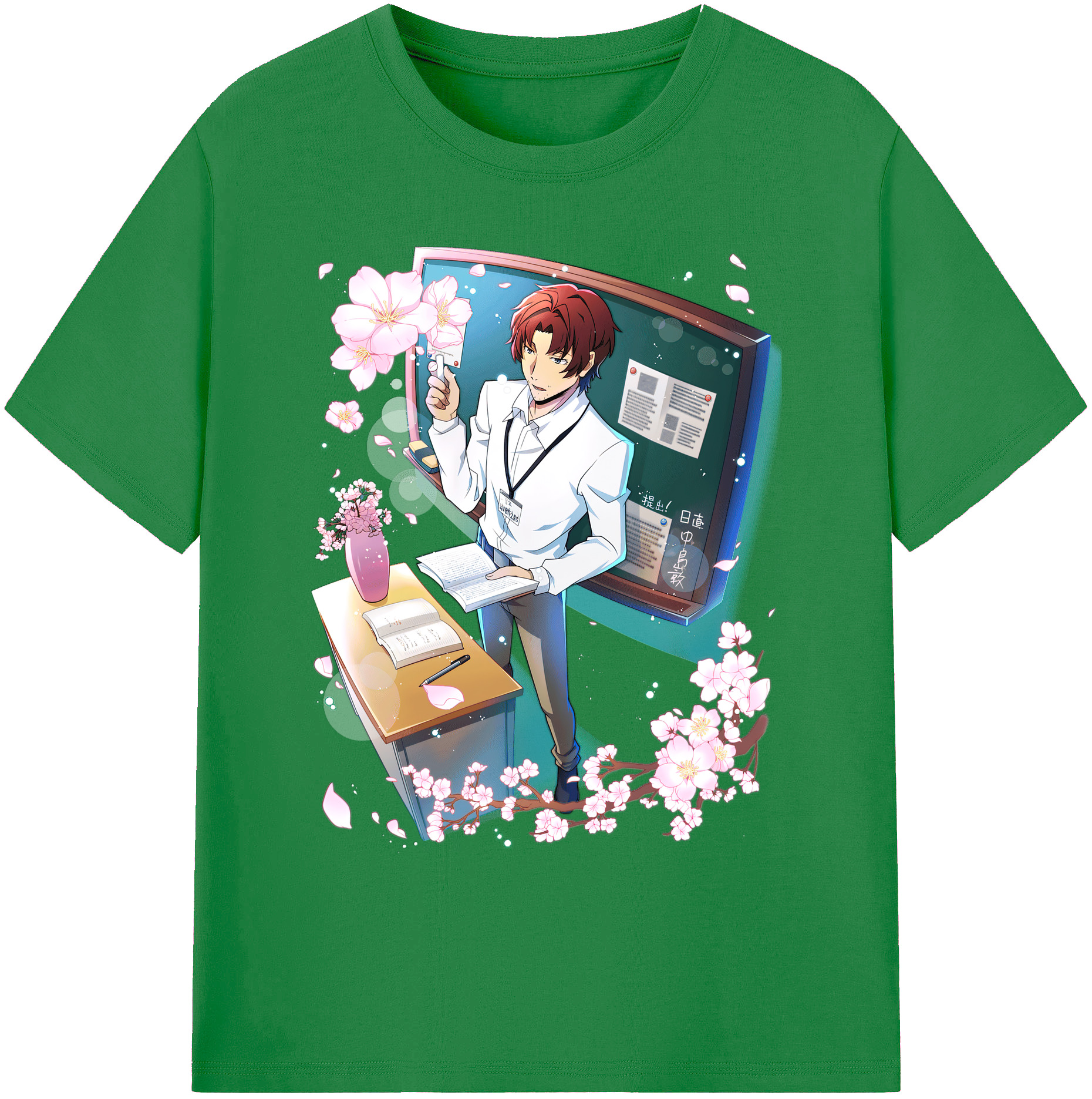 （画像用） 文豪ストレイドッグス Bungo Stray Dogs 綿100％ メンズ半袖Tシャツ｜肌触りやわらか＆通気性