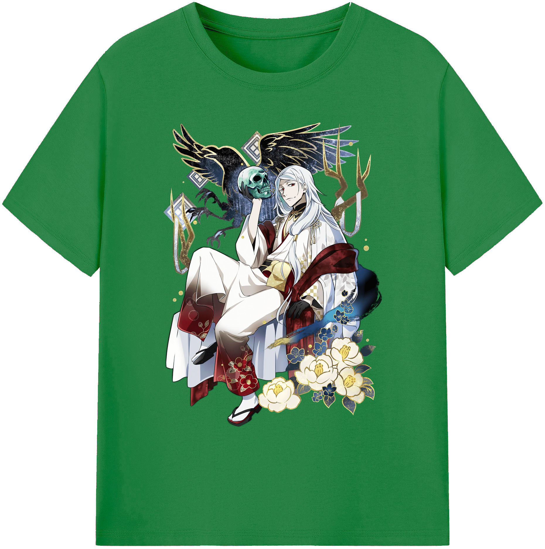 （画像用） 文豪ストレイドッグス Bungo Stray Dogs 綿100％ メンズ半袖Tシャツ｜肌触りやわらか＆通気性