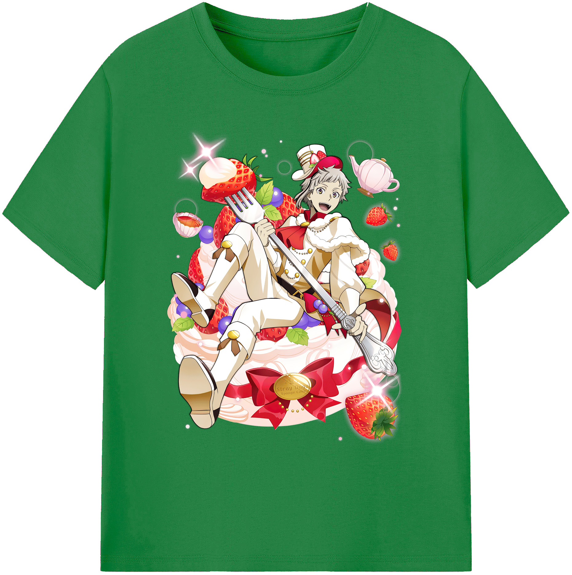 （画像用） 文豪ストレイドッグス Bungo Stray Dogs 綿100％ メンズ半袖Tシャツ｜肌触りやわらか＆通気性