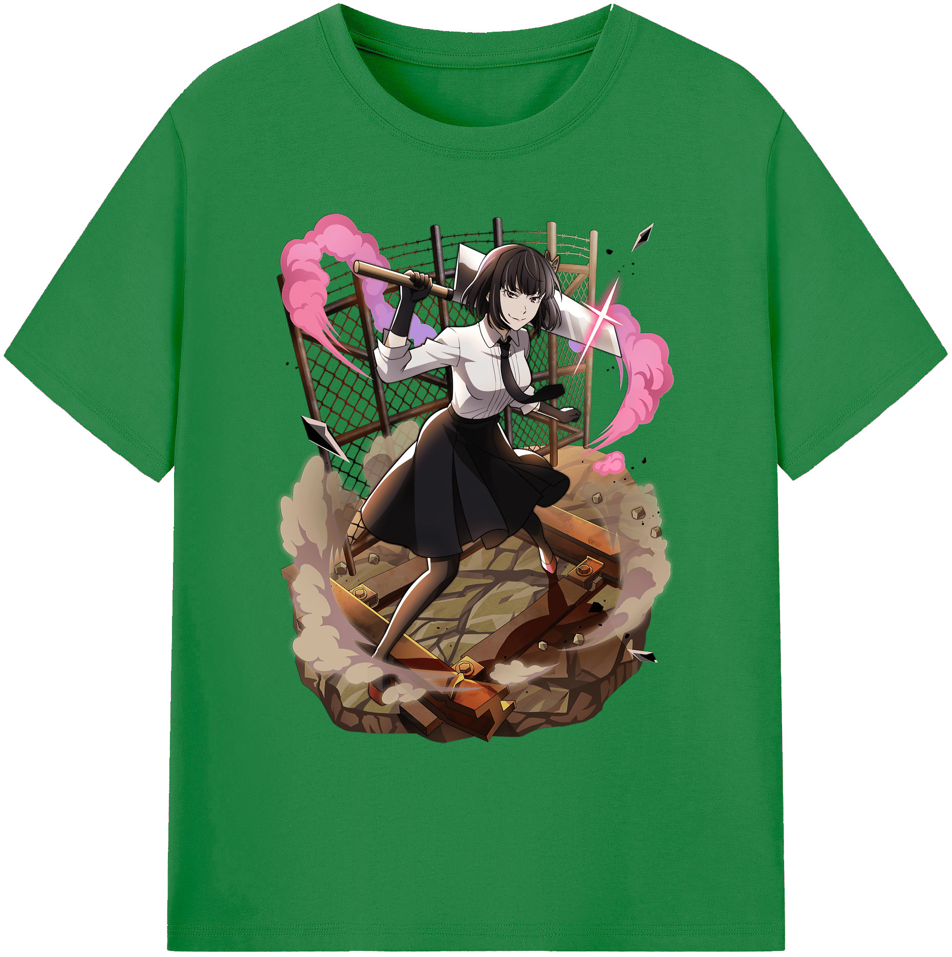 （画像用） 文豪ストレイドッグス Bungo Stray Dogs 綿100％ メンズ半袖Tシャツ｜肌触りやわらか＆通気性