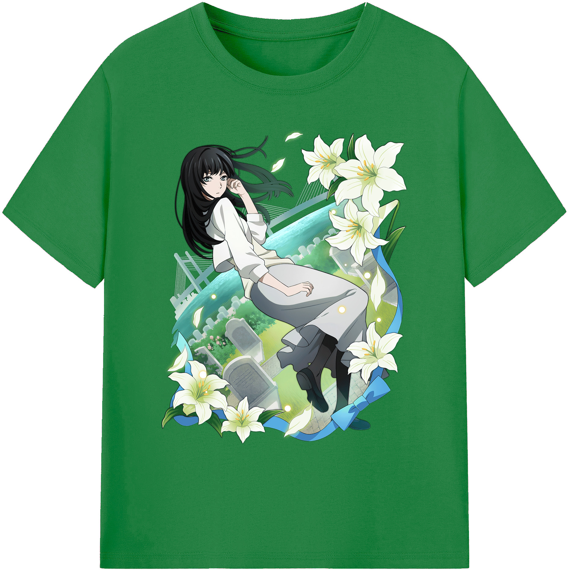 （画像用） 文豪ストレイドッグス Bungo Stray Dogs 綿100％ メンズ半袖Tシャツ｜肌触りやわらか＆通気性