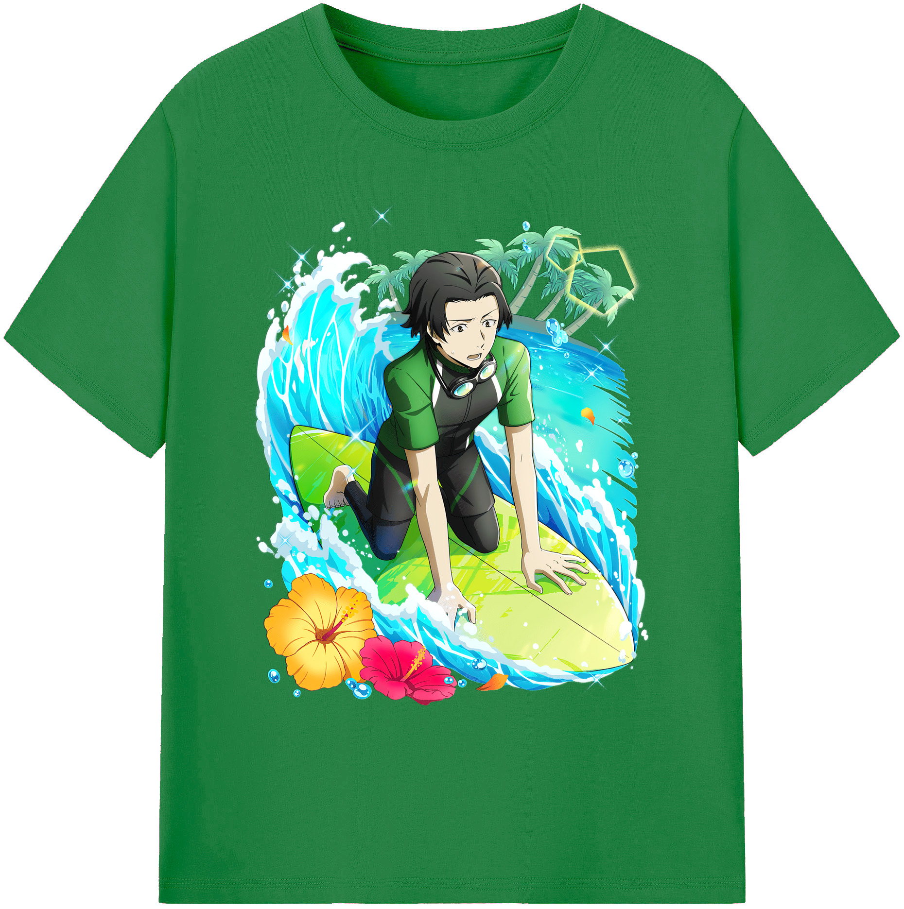 （画像用） 文豪ストレイドッグス Bungo Stray Dogs 綿100％ メンズ半袖Tシャツ｜肌触りやわらか＆通気性