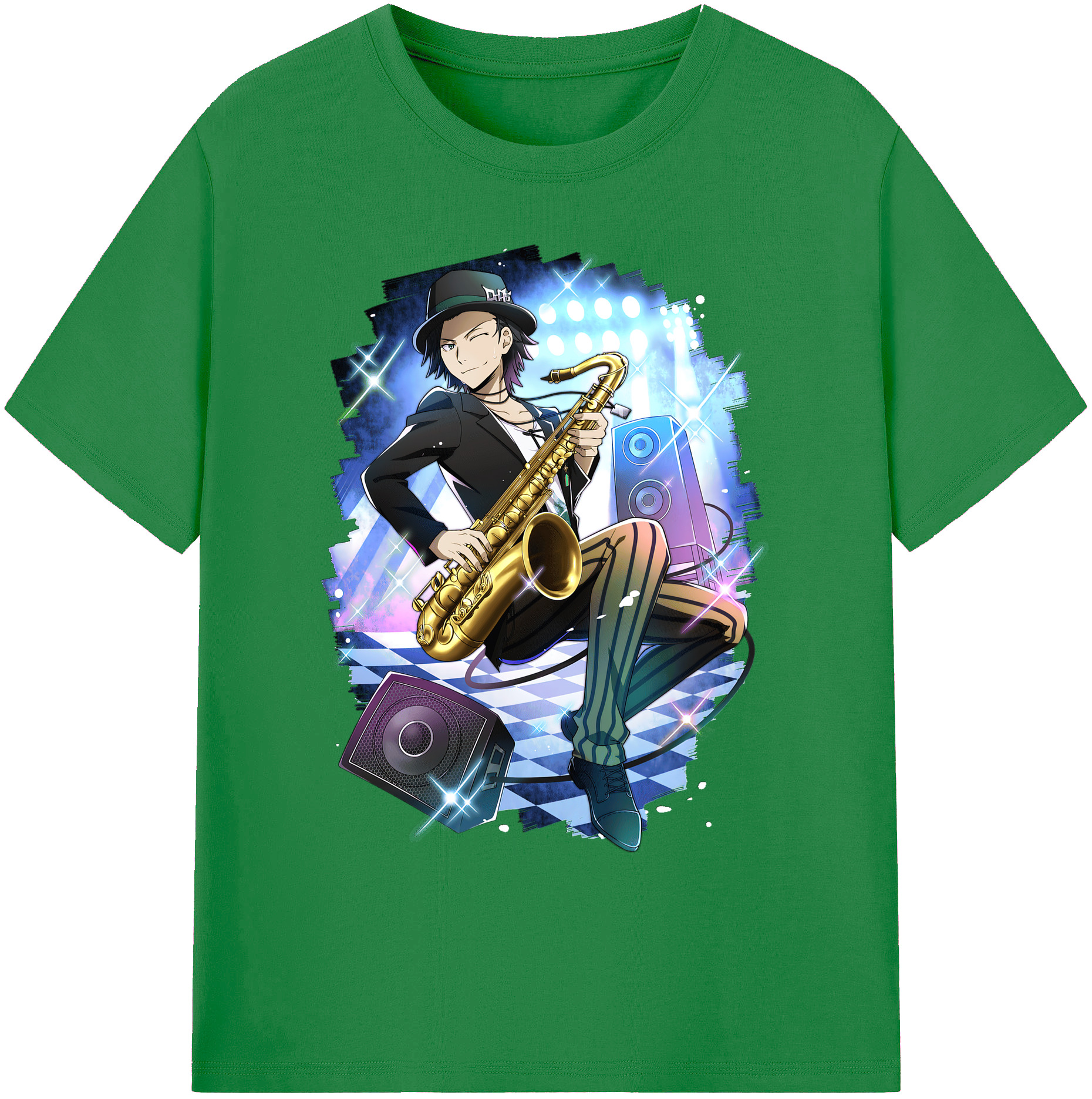 （画像用） 文豪ストレイドッグス Bungo Stray Dogs 綿100％ メンズ半袖Tシャツ｜肌触りやわらか＆通気性