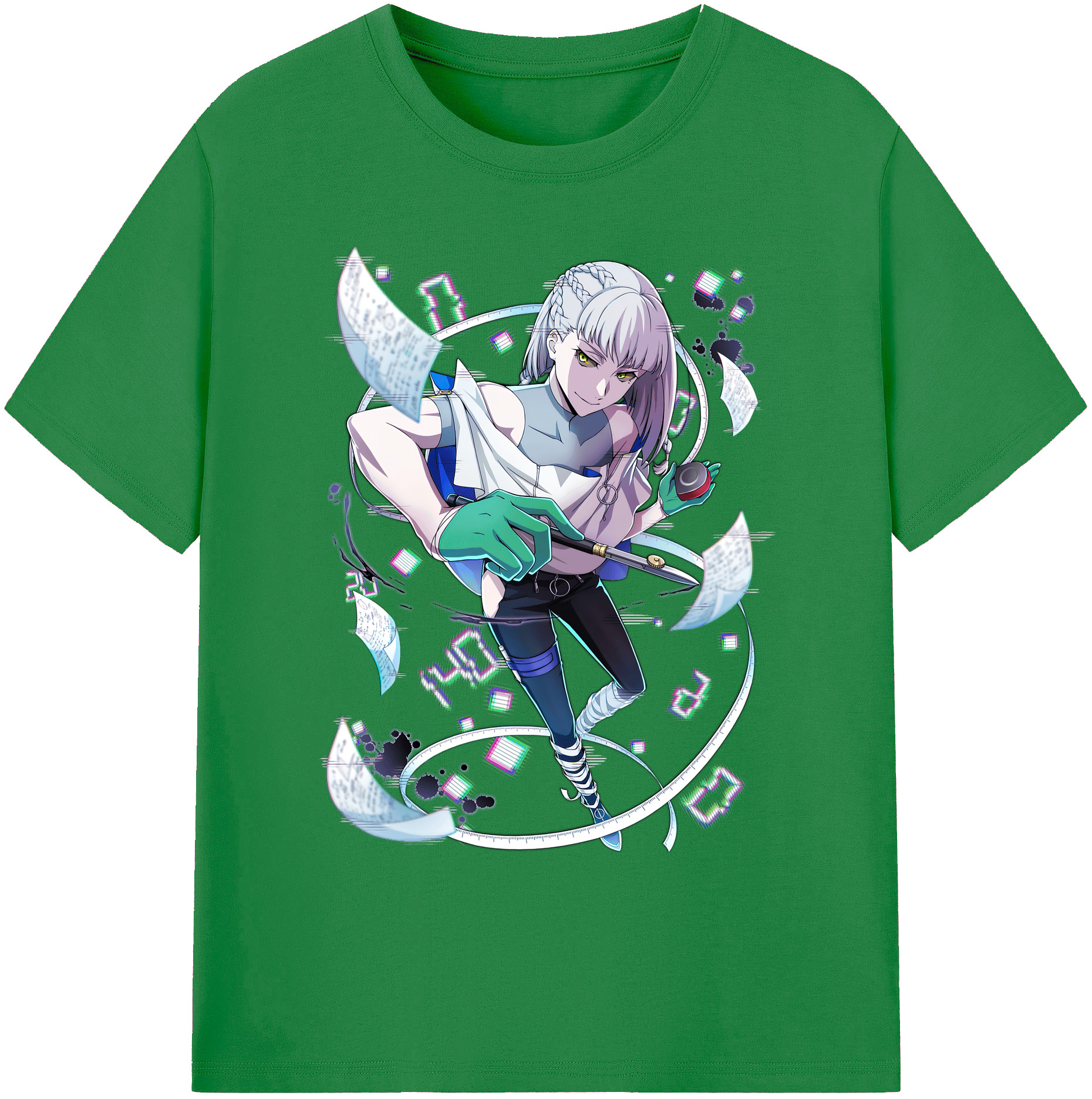 （画像用） 文豪ストレイドッグス Bungo Stray Dogs 綿100％ メンズ半袖Tシャツ｜肌触りやわらか＆通気性
