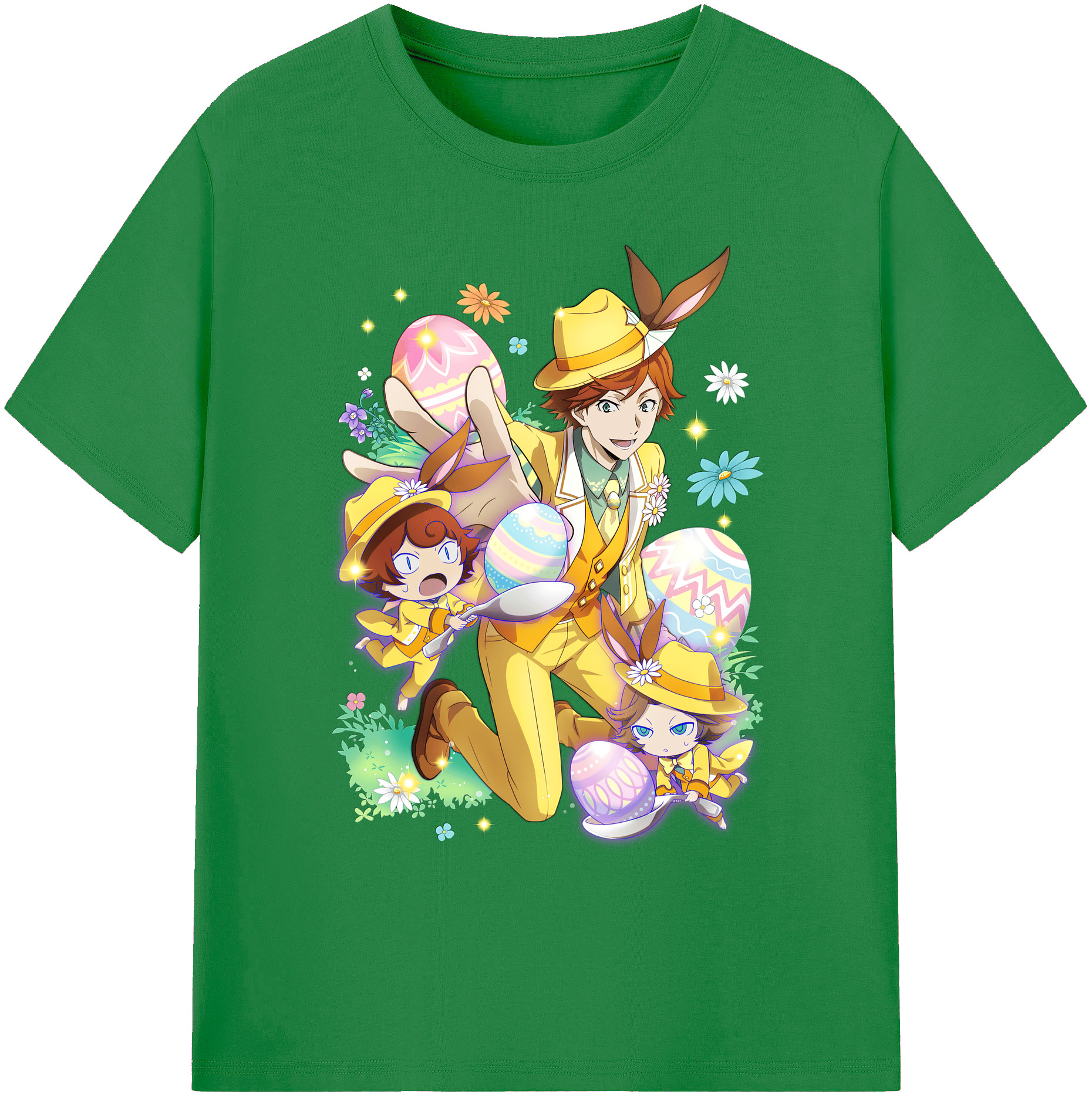 （画像用） 文豪ストレイドッグス Bungo Stray Dogs 綿100％ メンズ半袖Tシャツ｜肌触りやわらか＆通気性