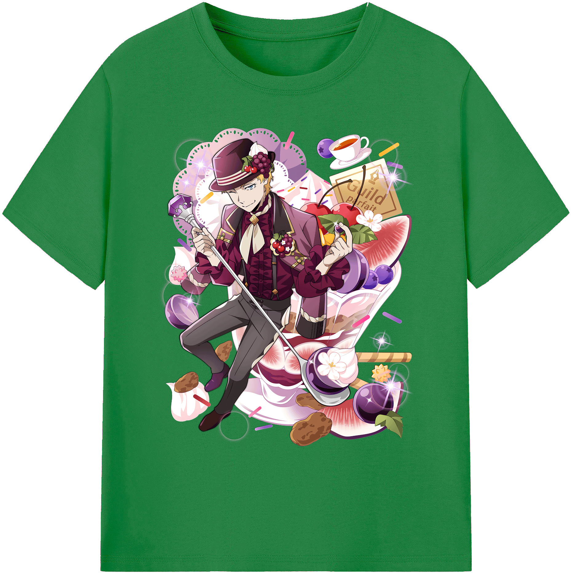 （画像用） 文豪ストレイドッグス Bungo Stray Dogs 綿100％ メンズ半袖Tシャツ｜肌触りやわらか＆通気性
