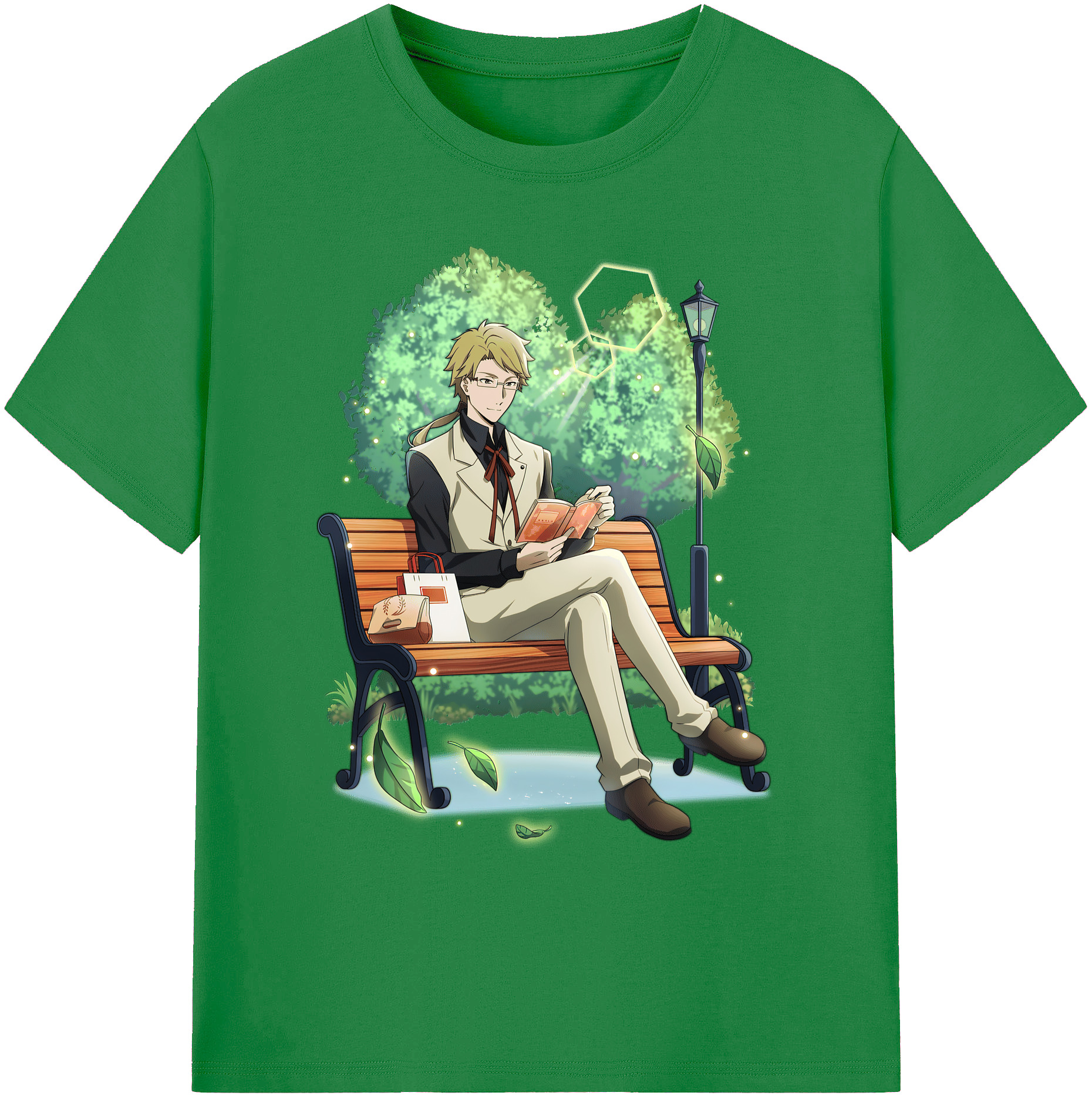 （画像用） 文豪ストレイドッグス Bungo Stray Dogs 綿100％ メンズ半袖Tシャツ｜肌触りやわらか＆通気性