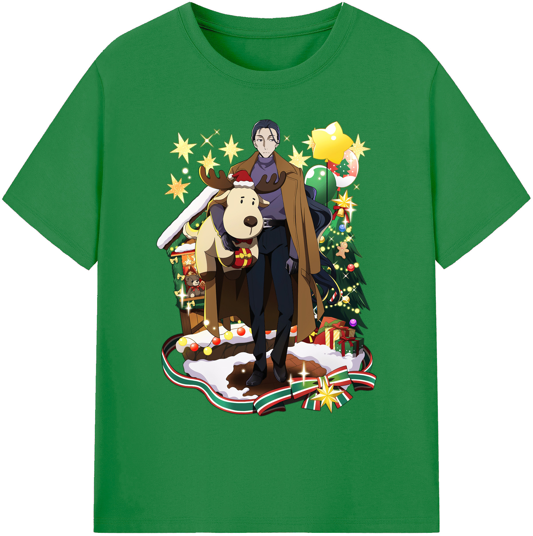 （画像用） 文豪ストレイドッグス Bungo Stray Dogs 綿100％ メンズ半袖Tシャツ｜肌触りやわらか＆通気性