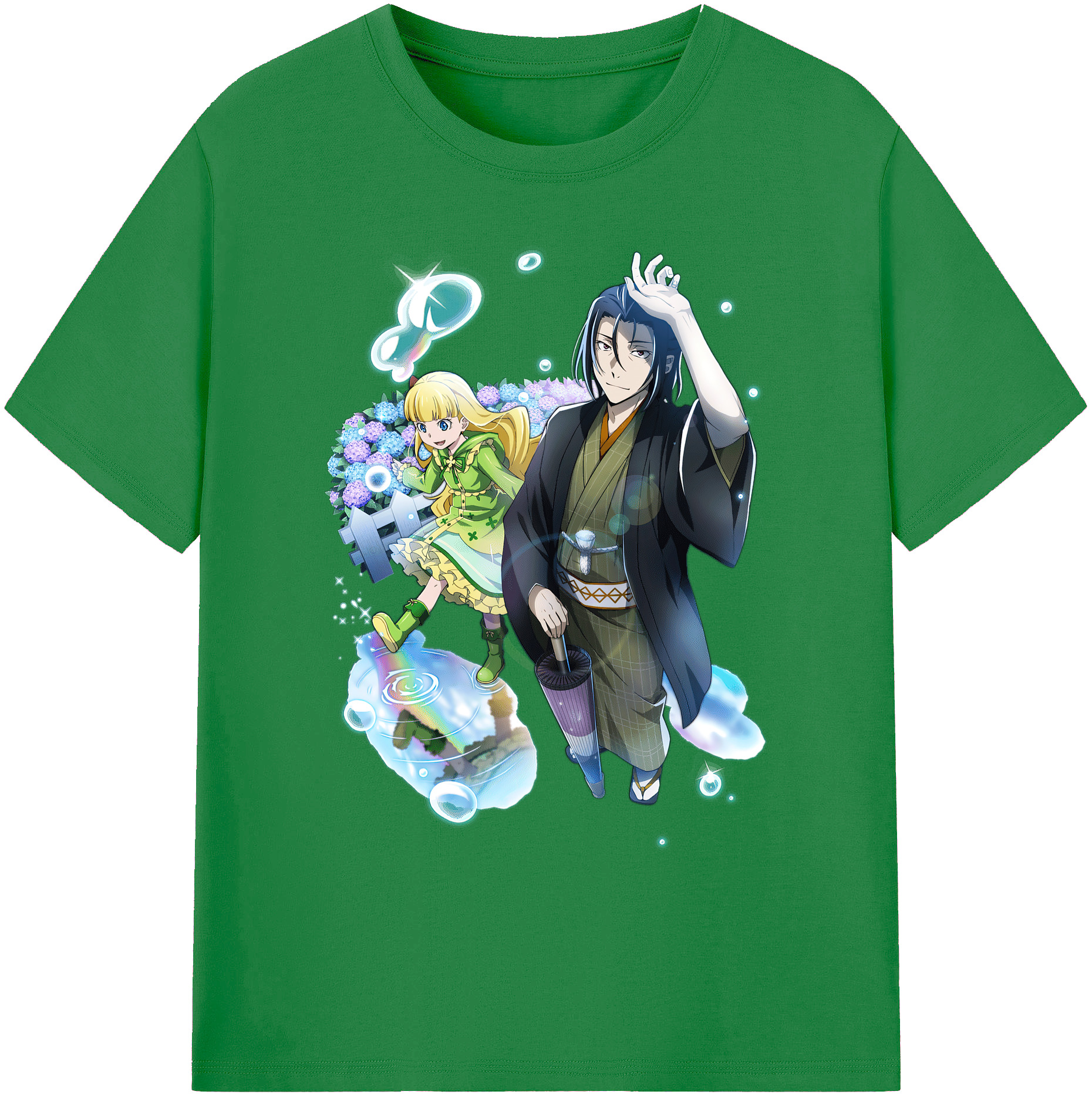 （画像用） 文豪ストレイドッグス Bungo Stray Dogs 綿100％ メンズ半袖Tシャツ｜肌触りやわらか＆通気性