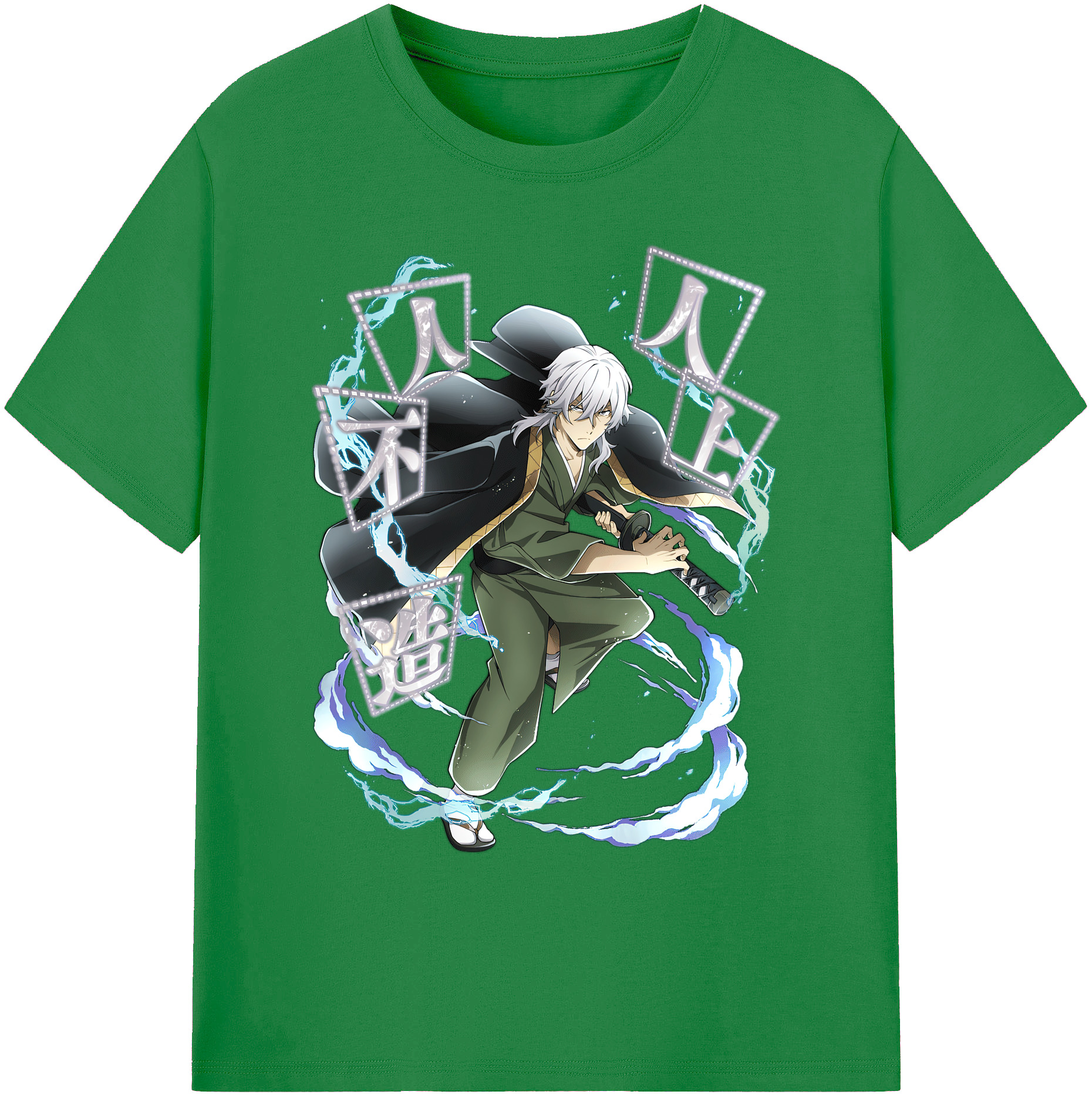 （画像用） 文豪ストレイドッグス Bungo Stray Dogs 綿100％ メンズ半袖Tシャツ｜肌触りやわらか＆通気性