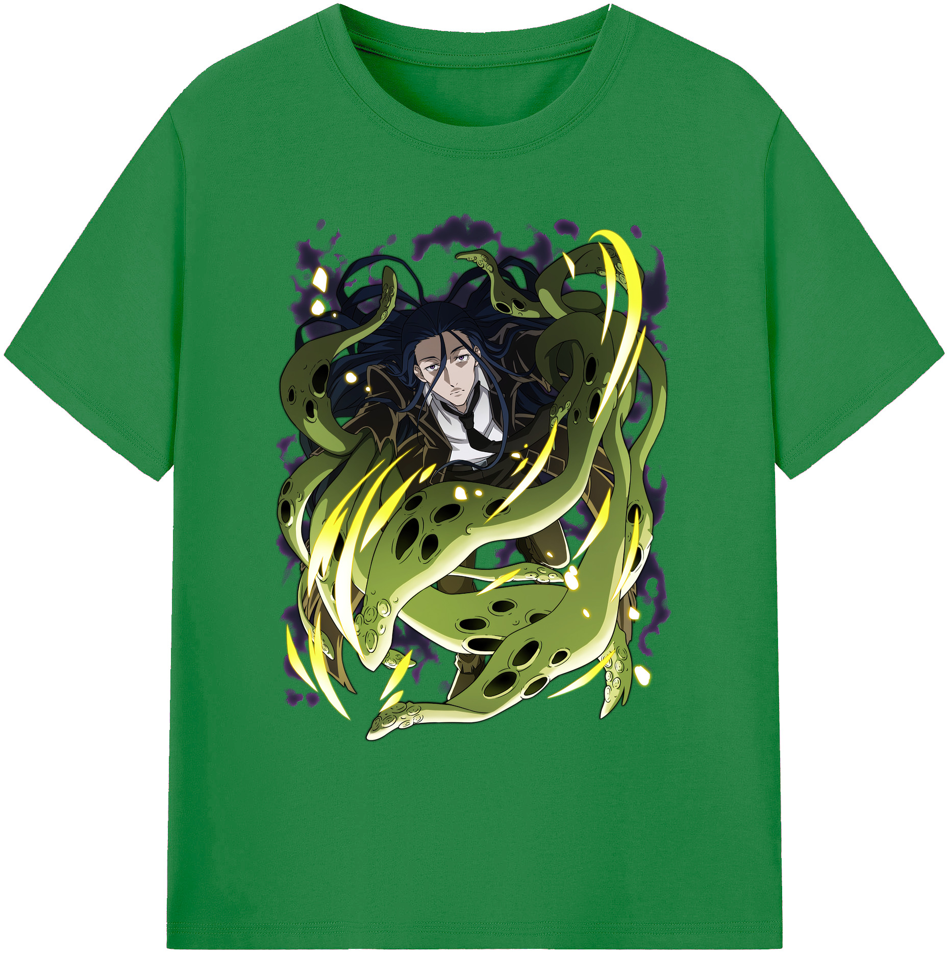 （画像用） 文豪ストレイドッグス Bungo Stray Dogs 綿100％ メンズ半袖Tシャツ｜肌触りやわらか＆通気性