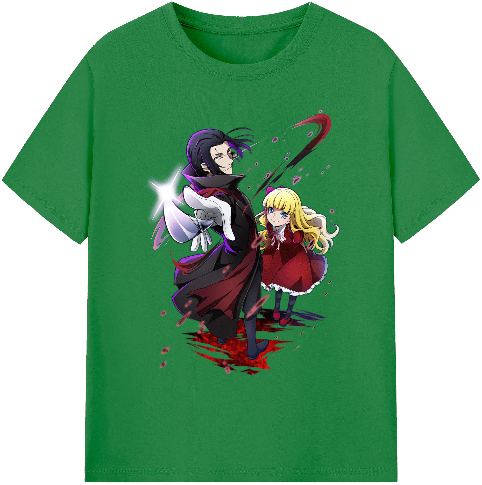 （画像用） 文豪ストレイドッグス Bungo Stray Dogs 綿100％ メンズ半袖Tシャツ｜肌触りやわらか＆通気性