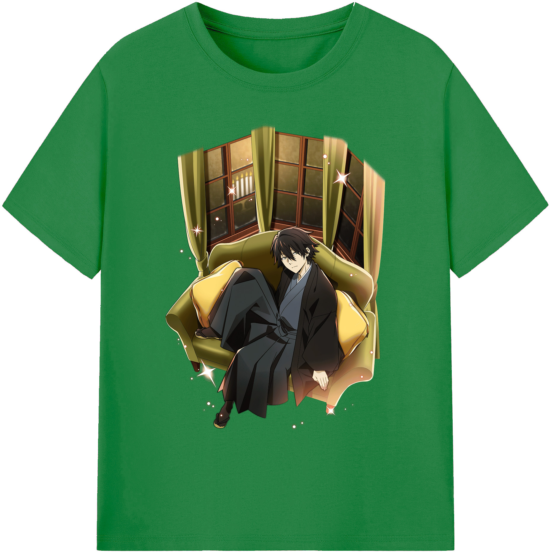 （画像用） 文豪ストレイドッグス Bungo Stray Dogs 綿100％ メンズ半袖Tシャツ｜肌触りやわらか＆通気性