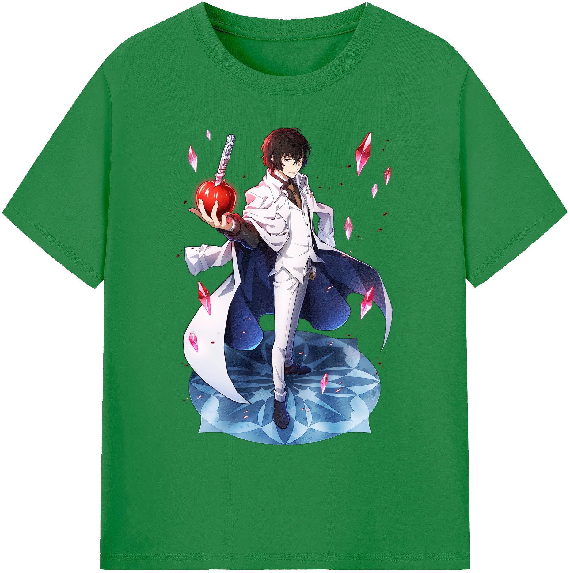（画像用） 文豪ストレイドッグス Bungo Stray Dogs 綿100％ メンズ半袖Tシャツ｜肌触りやわらか＆通気性