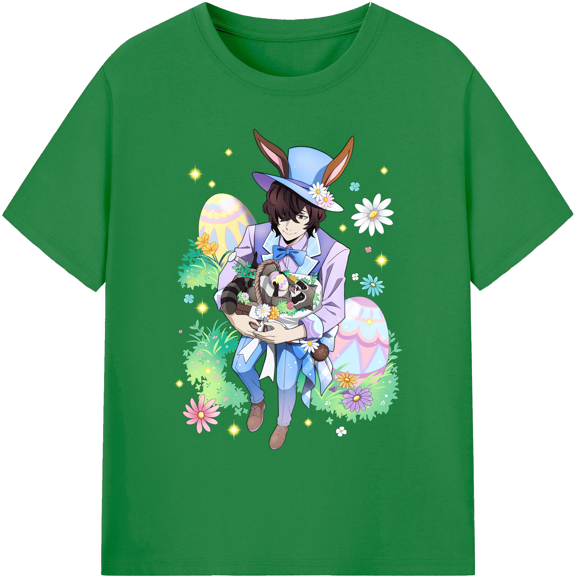 （画像用） 文豪ストレイドッグス Bungo Stray Dogs 綿100％ メンズ半袖Tシャツ｜肌触りやわらか＆通気性