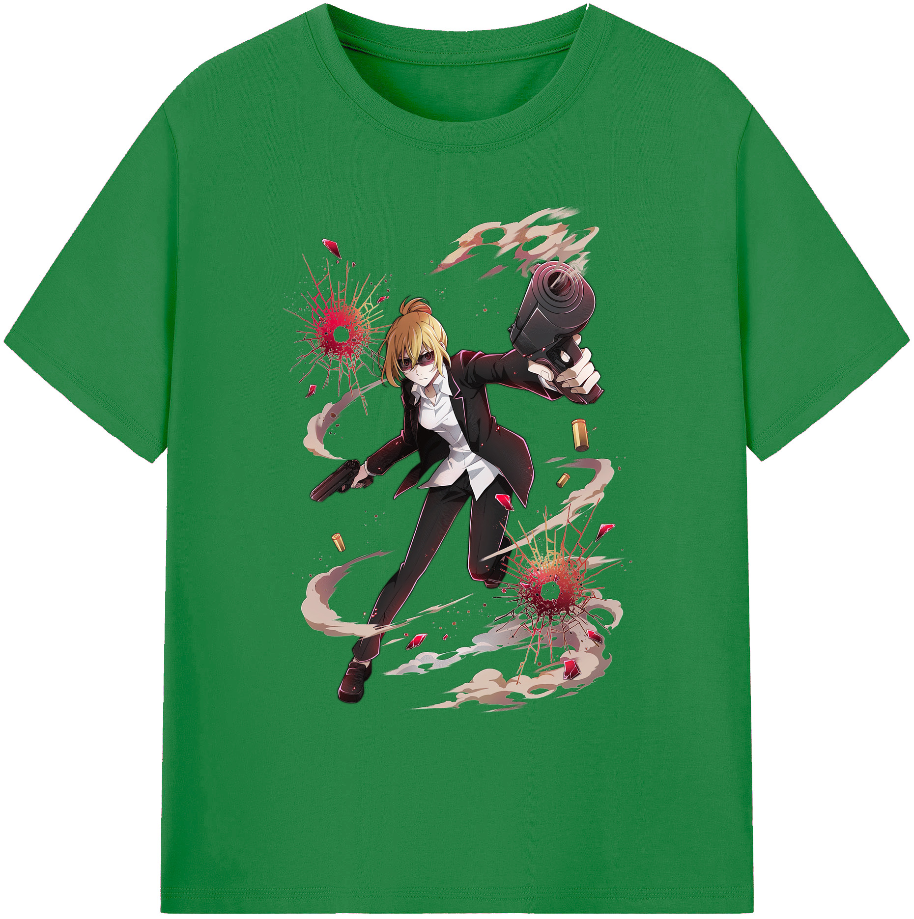 （画像用） 文豪ストレイドッグス Bungo Stray Dogs 綿100％ メンズ半袖Tシャツ｜肌触りやわらか＆通気性