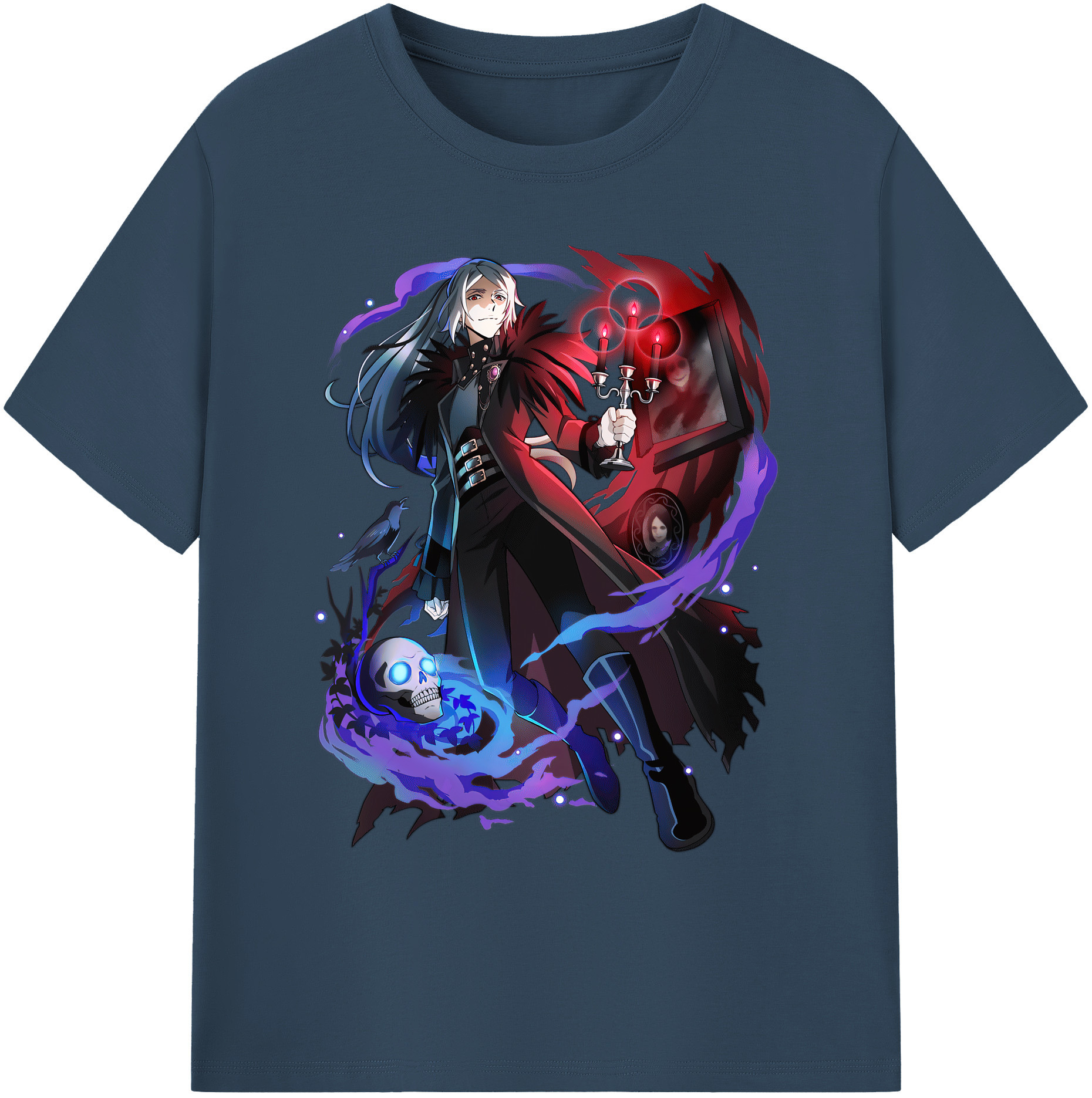 （画像用） 文豪ストレイドッグス Bungo Stray Dogs 綿100％ メンズ半袖Tシャツ｜肌触りやわらか＆通気性