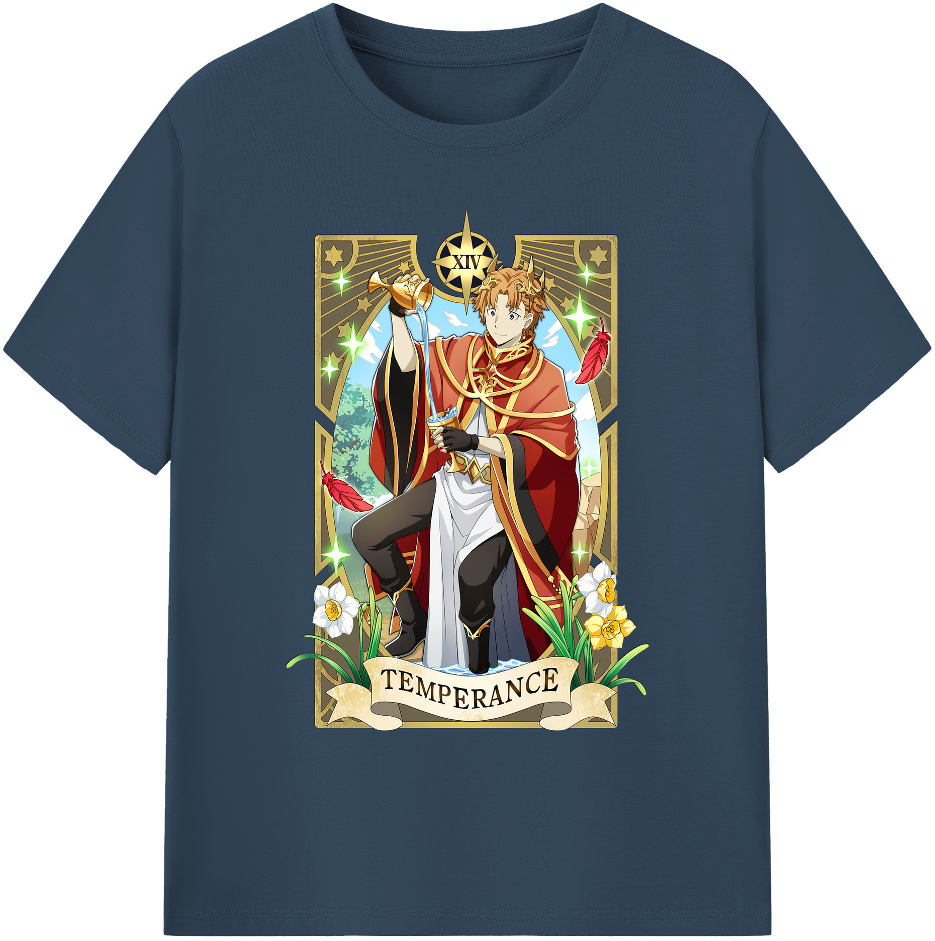 （画像用） 文豪ストレイドッグス Bungo Stray Dogs 綿100％ メンズ半袖Tシャツ｜肌触りやわらか＆通気性