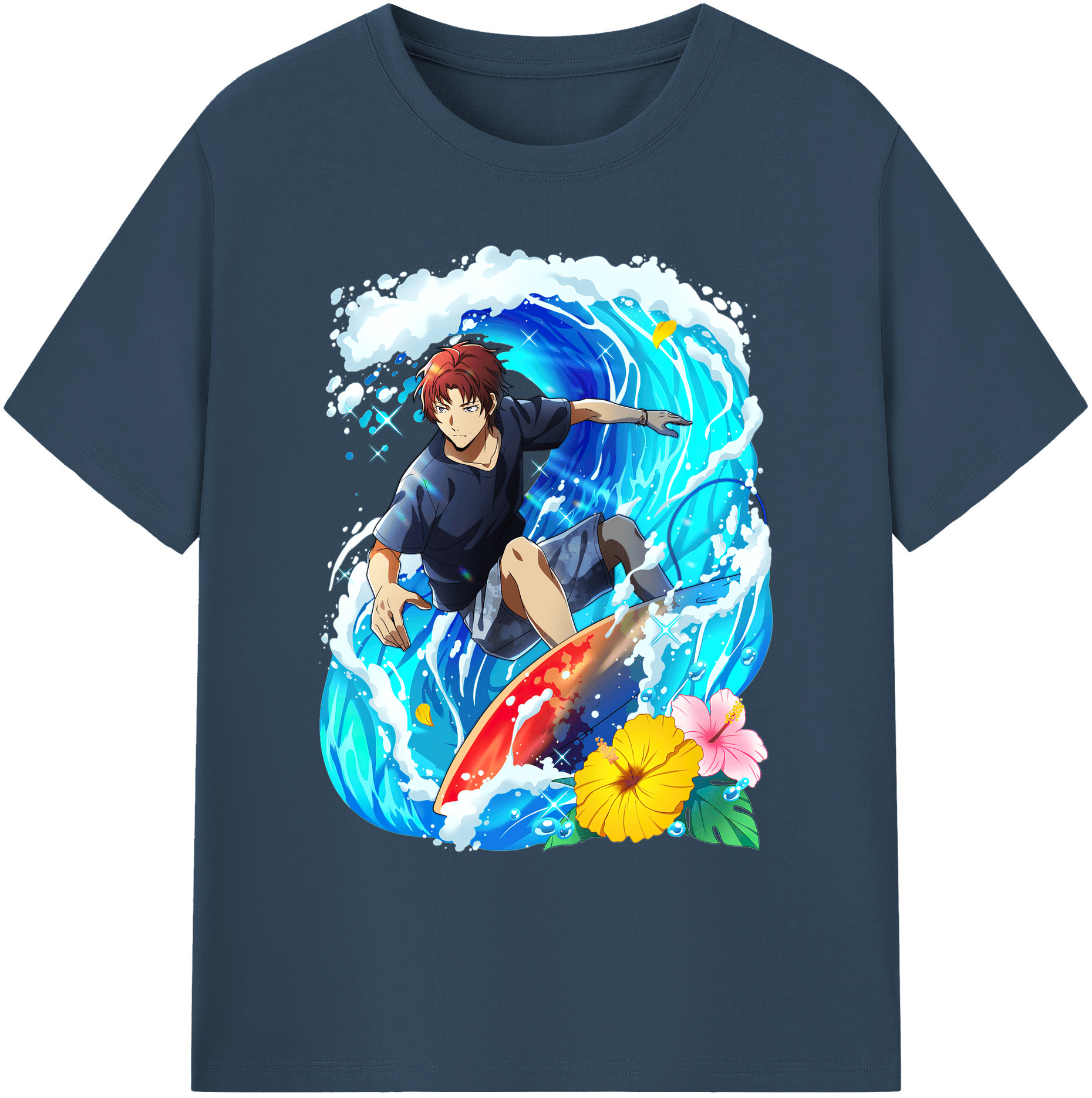 （画像用） 文豪ストレイドッグス Bungo Stray Dogs 綿100％ メンズ半袖Tシャツ｜肌触りやわらか＆通気性