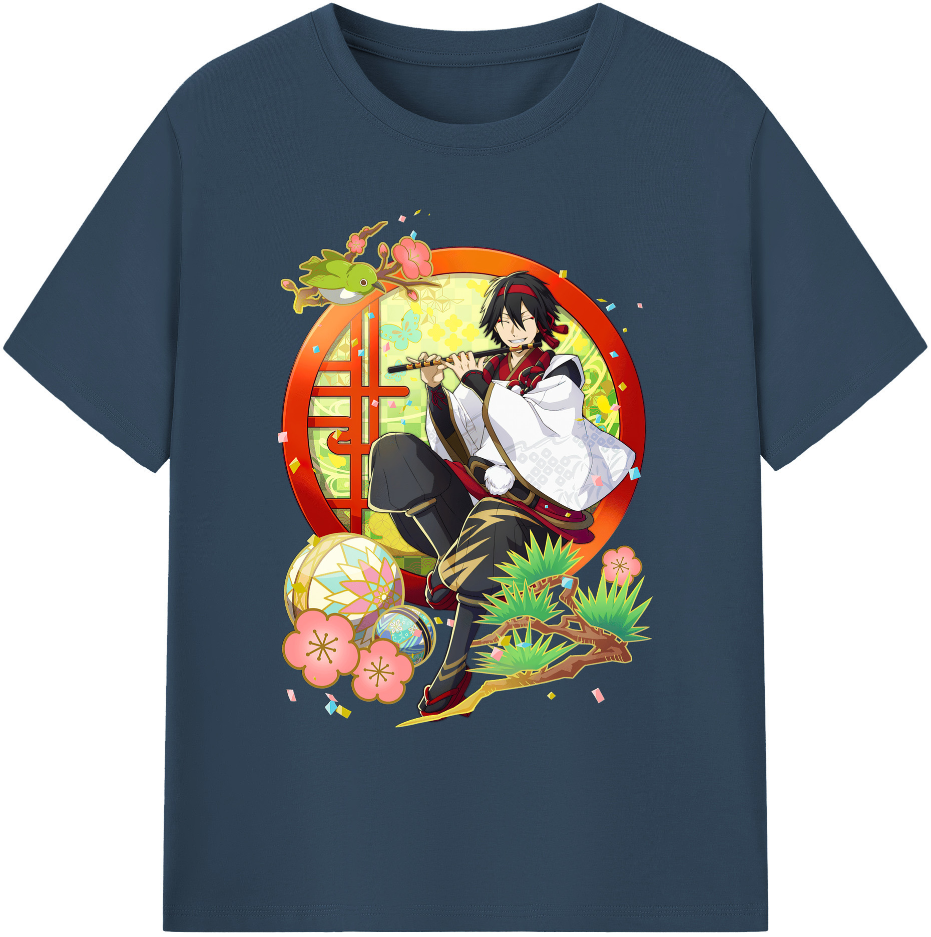 （画像用） 文豪ストレイドッグス Bungo Stray Dogs 綿100％ メンズ半袖Tシャツ｜肌触りやわらか＆通気性