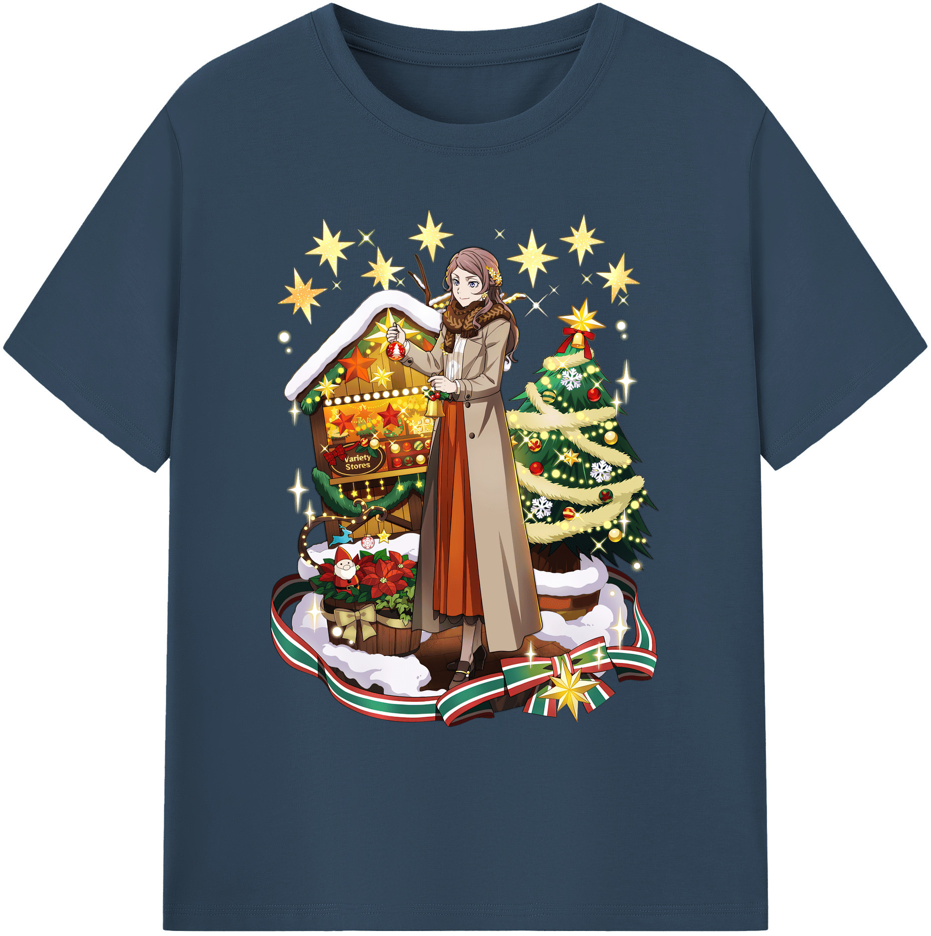 （画像用） 文豪ストレイドッグス Bungo Stray Dogs 綿100％ メンズ半袖Tシャツ｜肌触りやわらか＆通気性