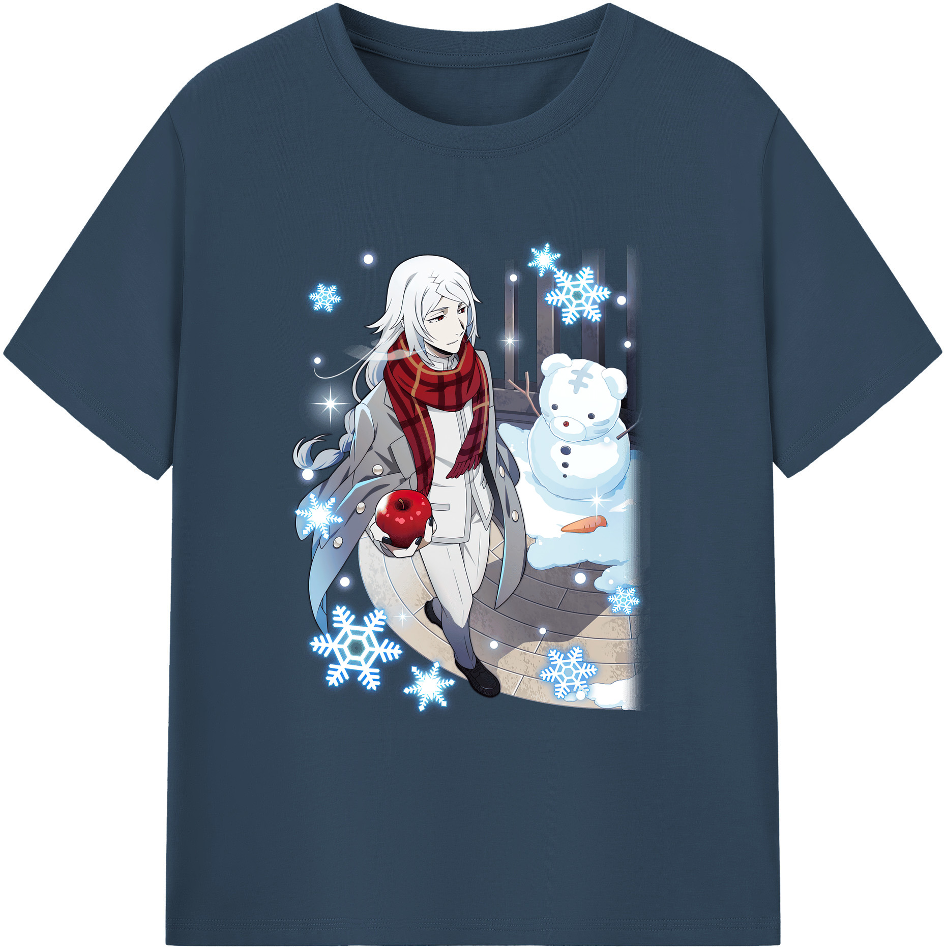 （画像用） 文豪ストレイドッグス Bungo Stray Dogs 綿100％ メンズ半袖Tシャツ｜肌触りやわらか＆通気性