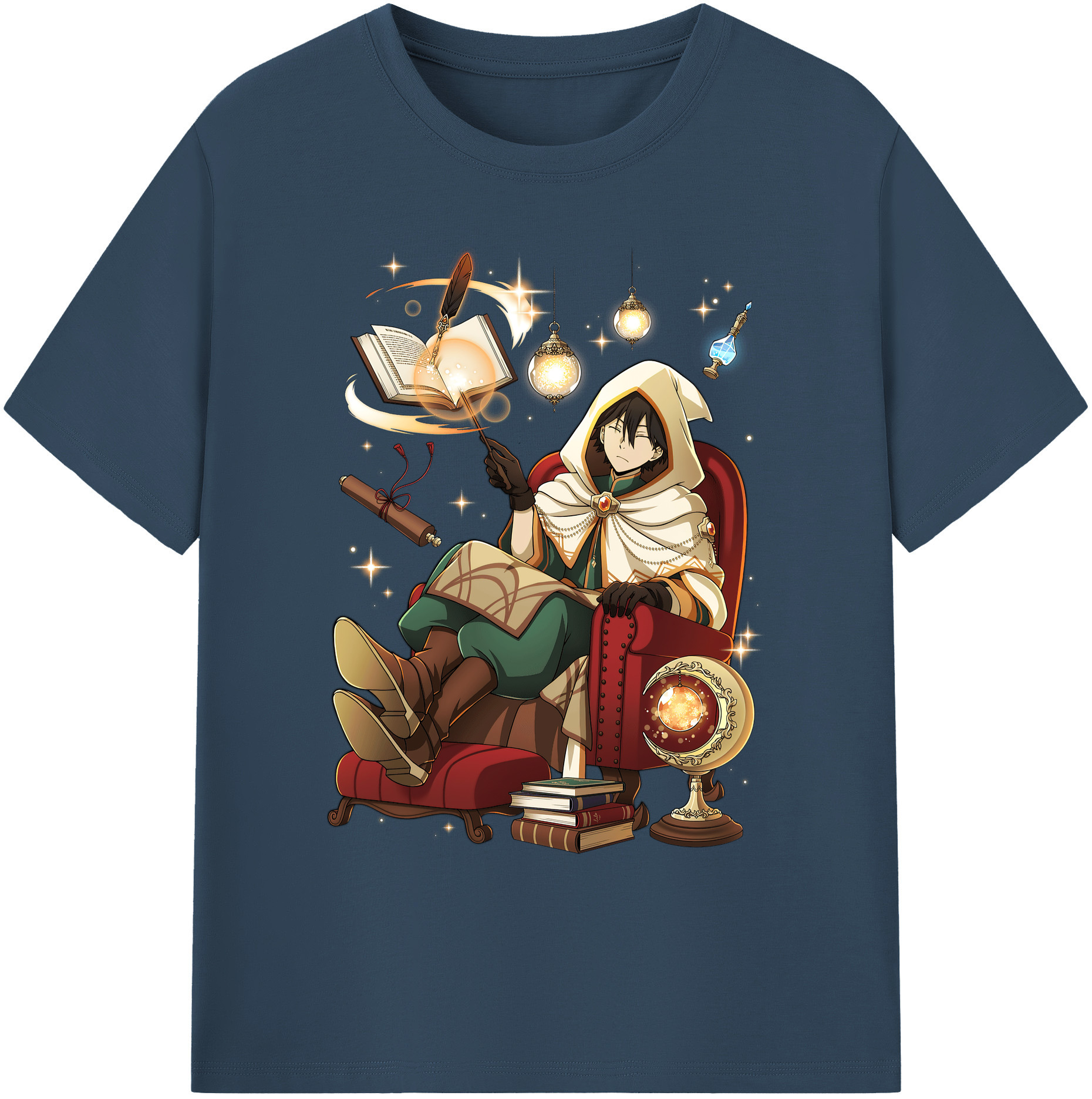 （画像用） 文豪ストレイドッグス Bungo Stray Dogs 綿100％ メンズ半袖Tシャツ｜肌触りやわらか＆通気性