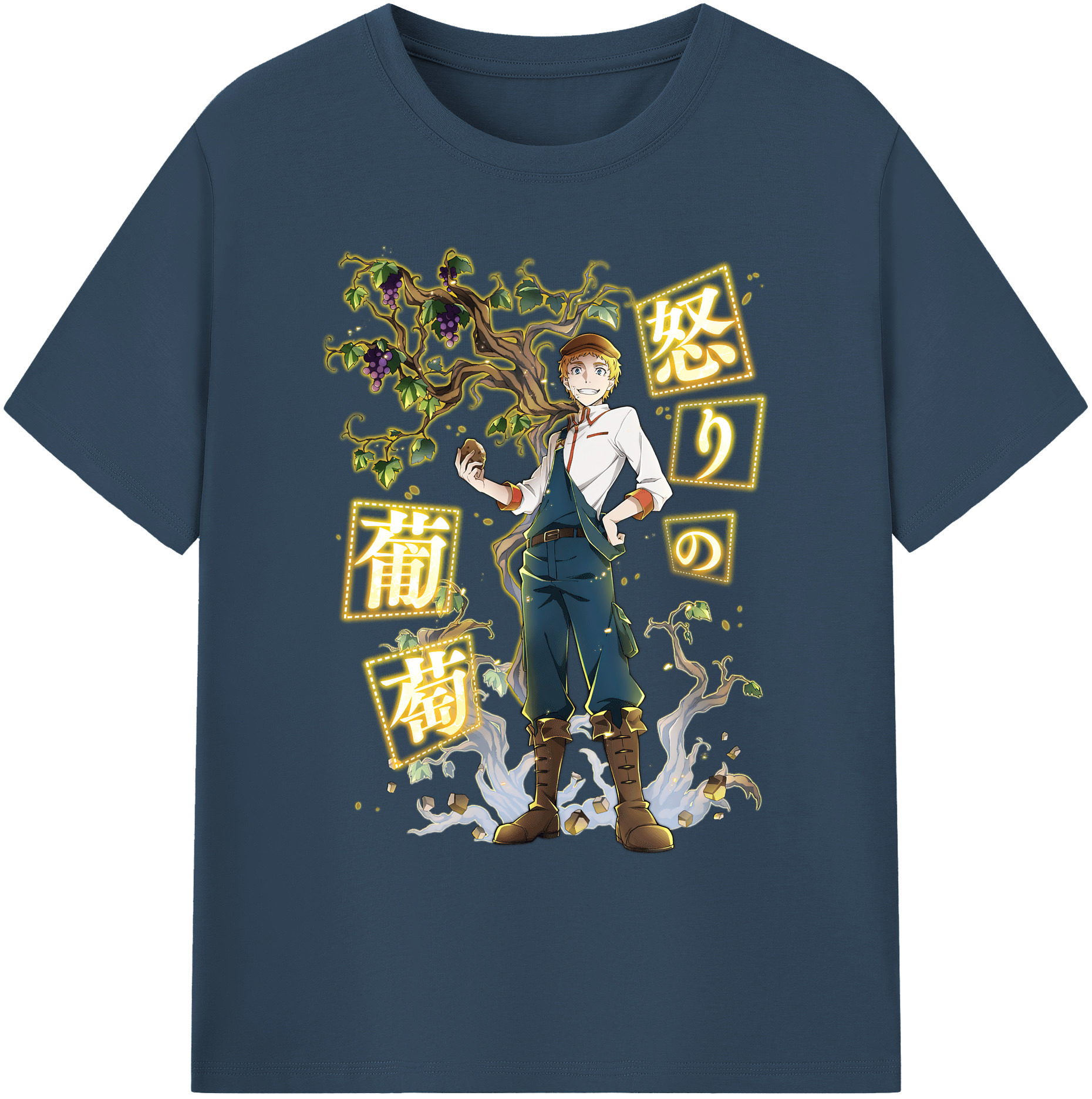 （画像用） 文豪ストレイドッグス Bungo Stray Dogs 綿100％ メンズ半袖Tシャツ｜肌触りやわらか＆通気性