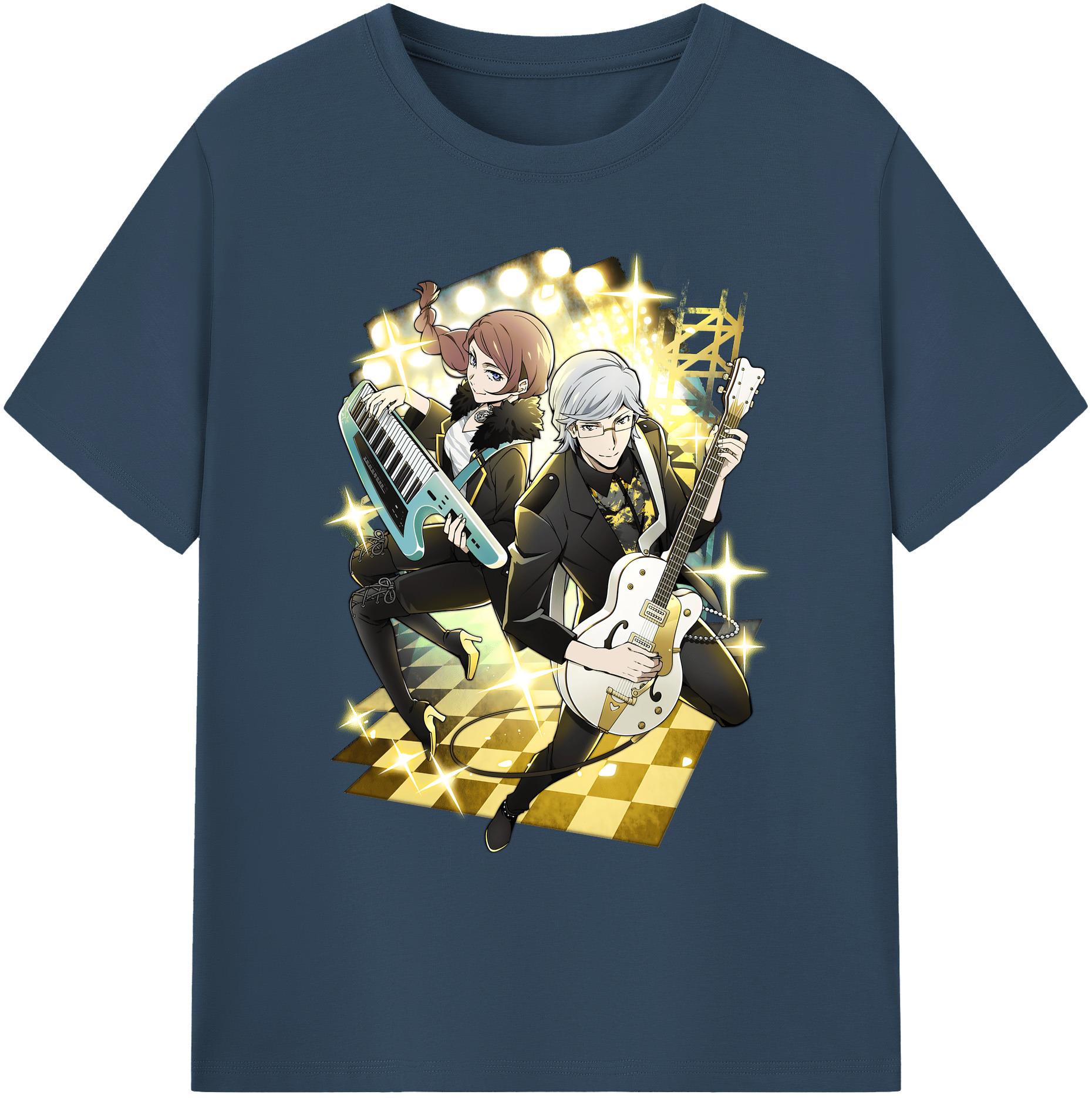 （画像用） 文豪ストレイドッグス Bungo Stray Dogs 綿100％ メンズ半袖Tシャツ｜肌触りやわらか＆通気性