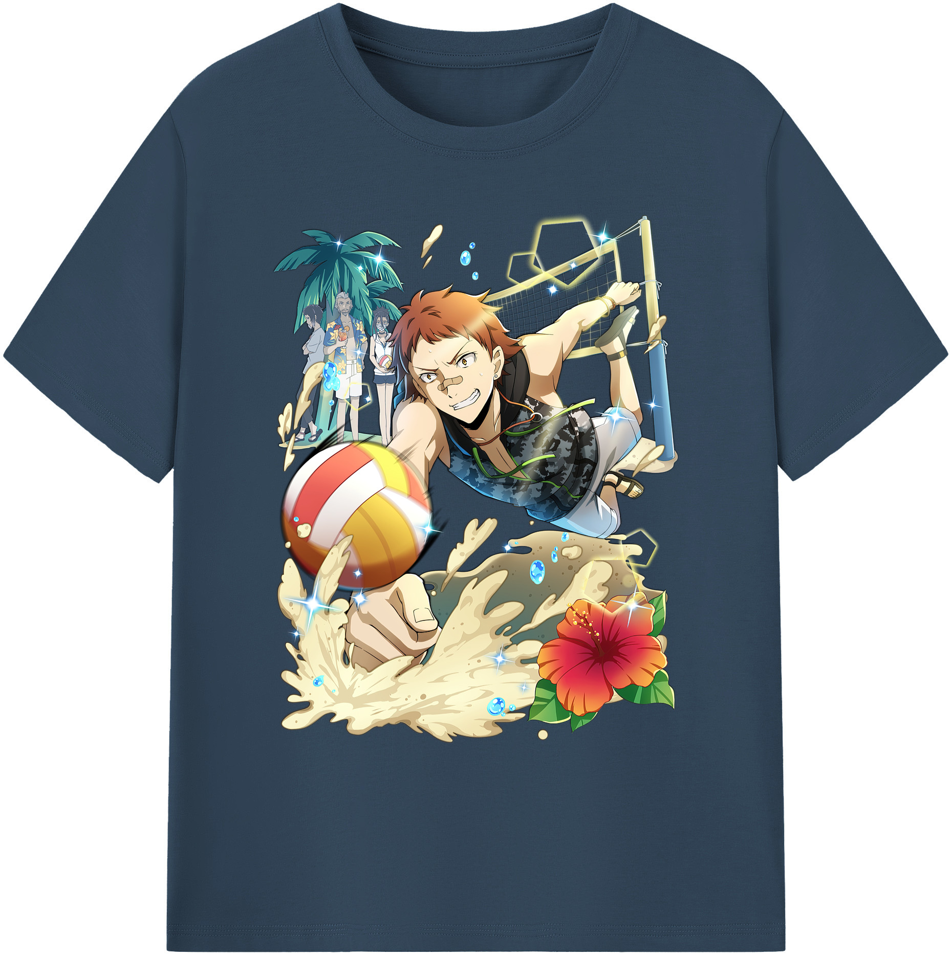 （画像用） 文豪ストレイドッグス Bungo Stray Dogs 綿100％ メンズ半袖Tシャツ｜肌触りやわらか＆通気性