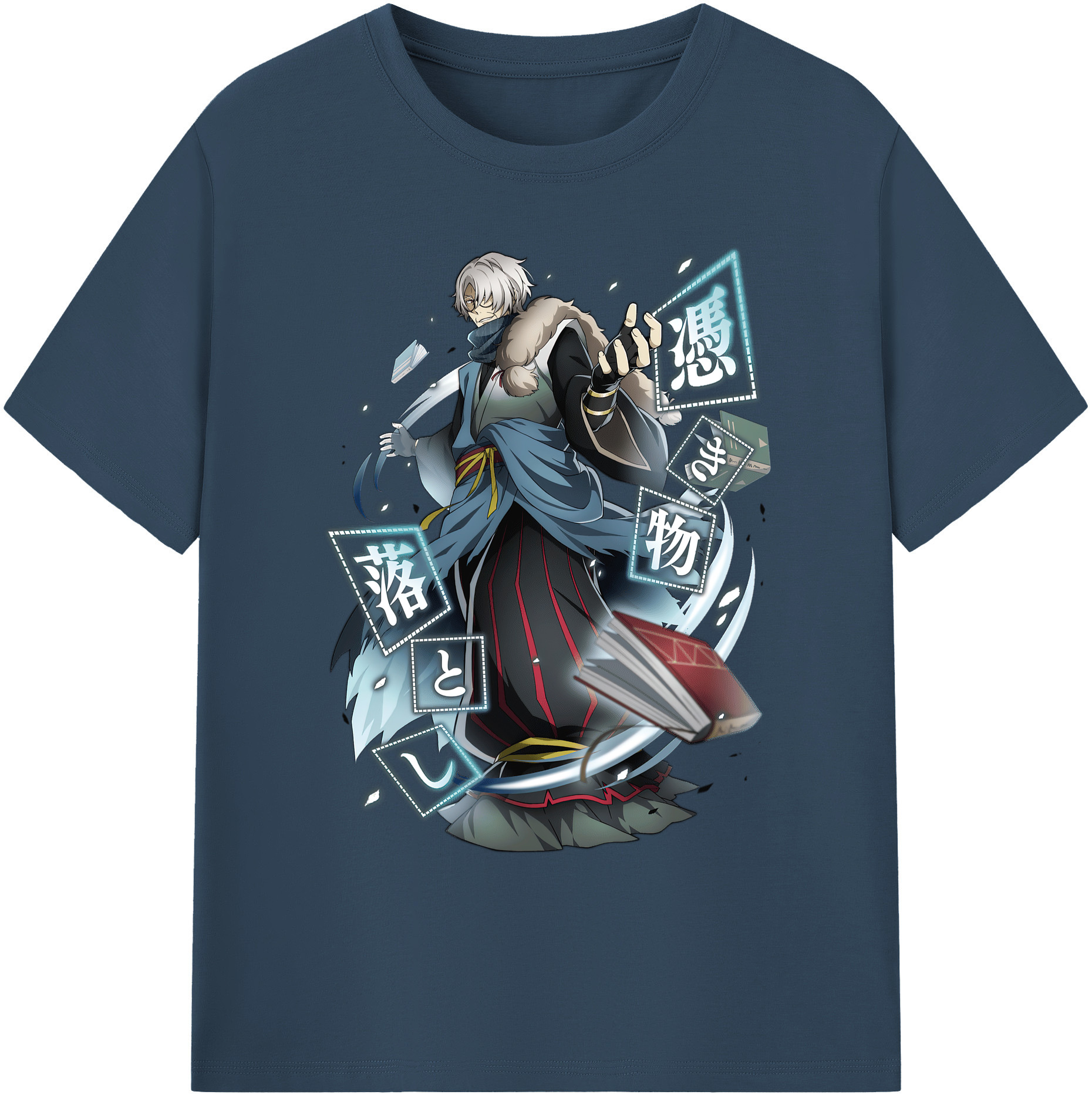 （画像用） 文豪ストレイドッグス Bungo Stray Dogs 綿100％ メンズ半袖Tシャツ｜肌触りやわらか＆通気性