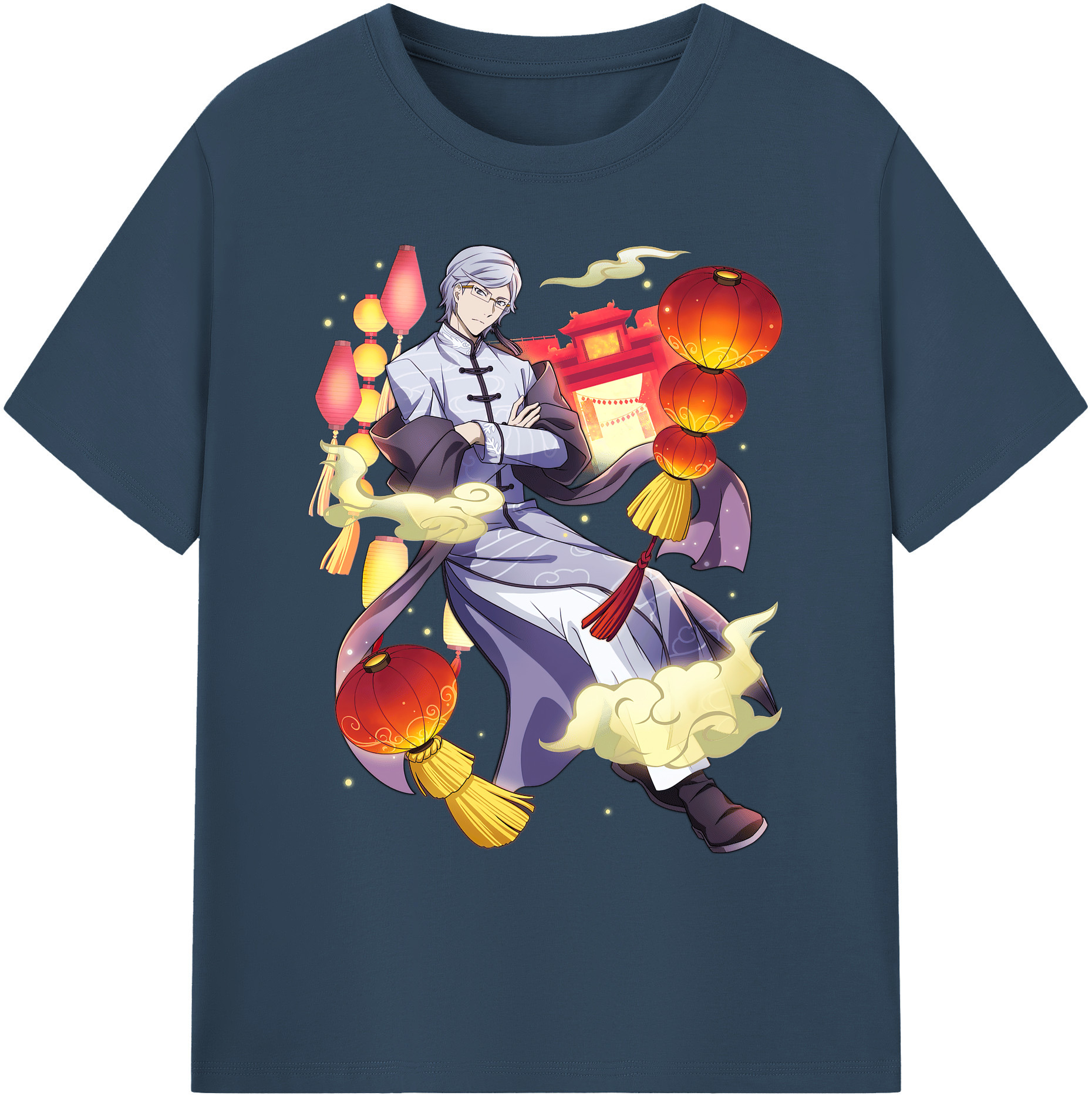 （画像用） 文豪ストレイドッグス Bungo Stray Dogs 綿100％ メンズ半袖Tシャツ｜肌触りやわらか＆通気性