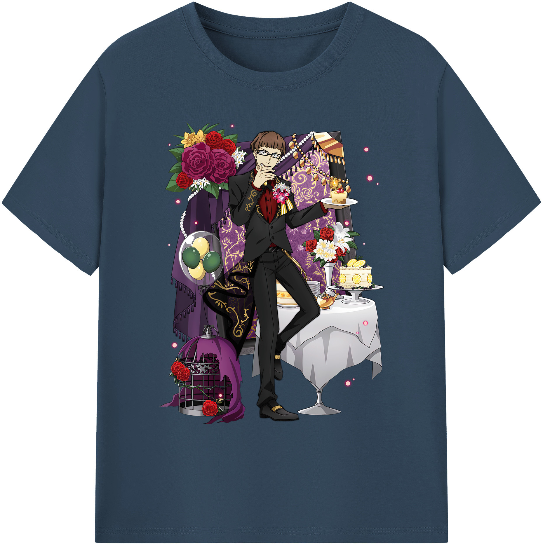 （画像用） 文豪ストレイドッグス Bungo Stray Dogs 綿100％ メンズ半袖Tシャツ｜肌触りやわらか＆通気性