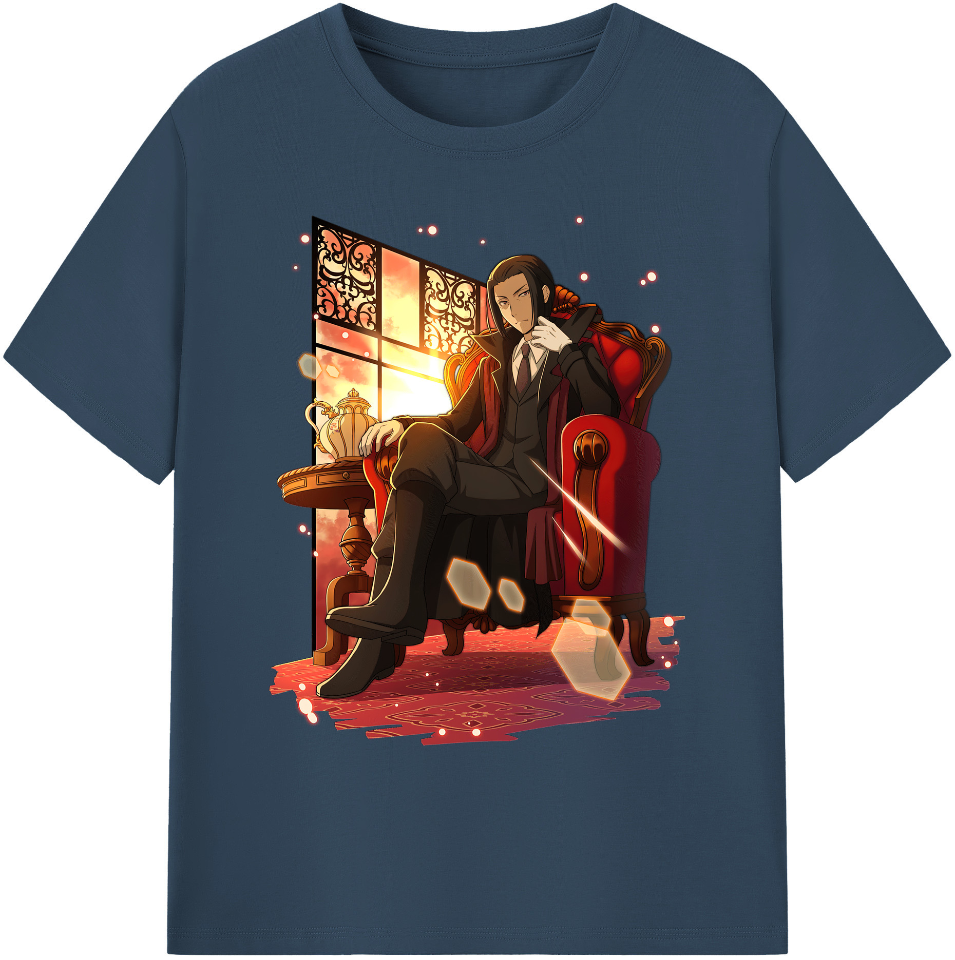 （画像用） 文豪ストレイドッグス Bungo Stray Dogs 綿100％ メンズ半袖Tシャツ｜肌触りやわらか＆通気性