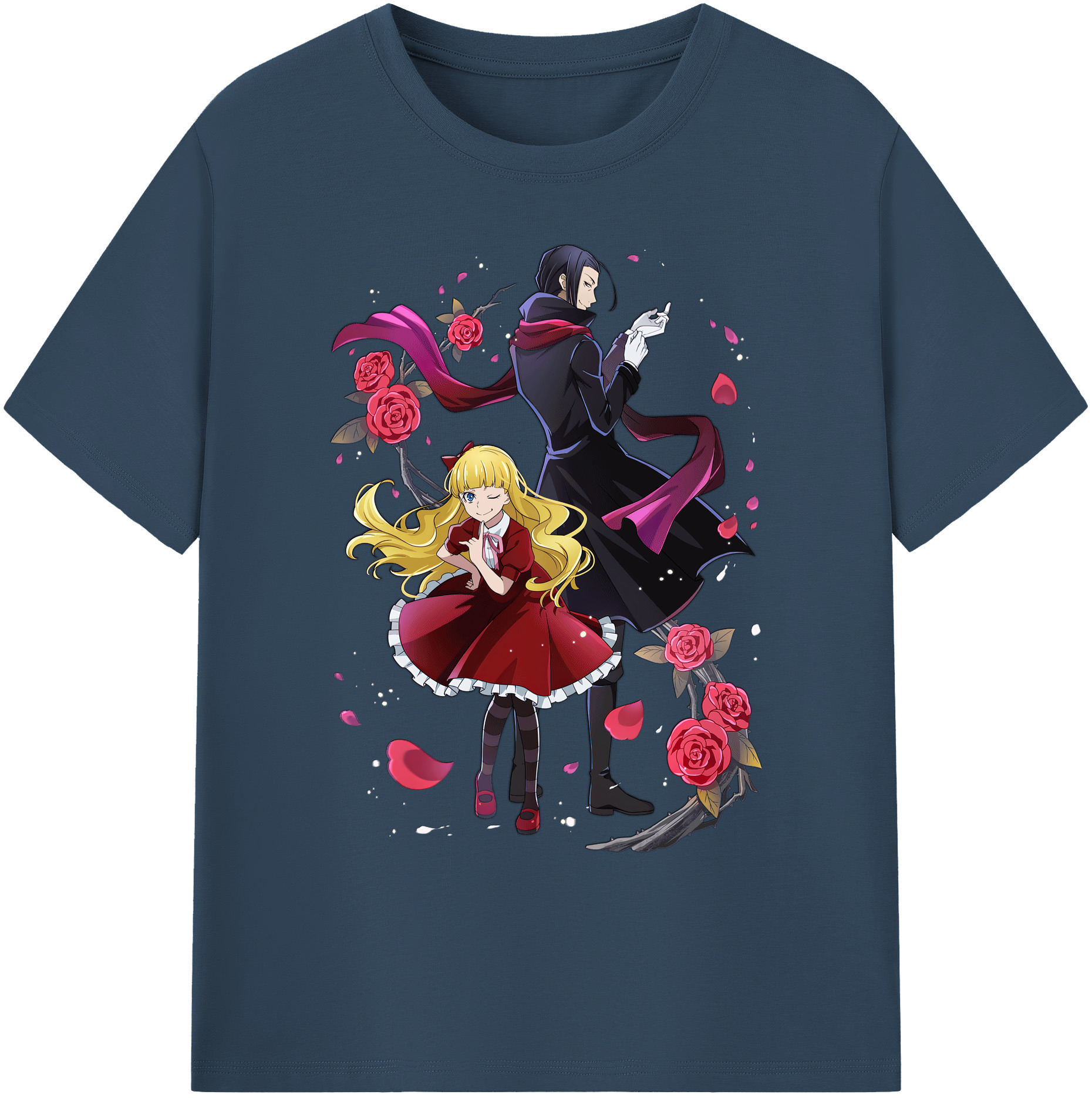 （画像用） 文豪ストレイドッグス Bungo Stray Dogs 綿100％ メンズ半袖Tシャツ｜肌触りやわらか＆通気性