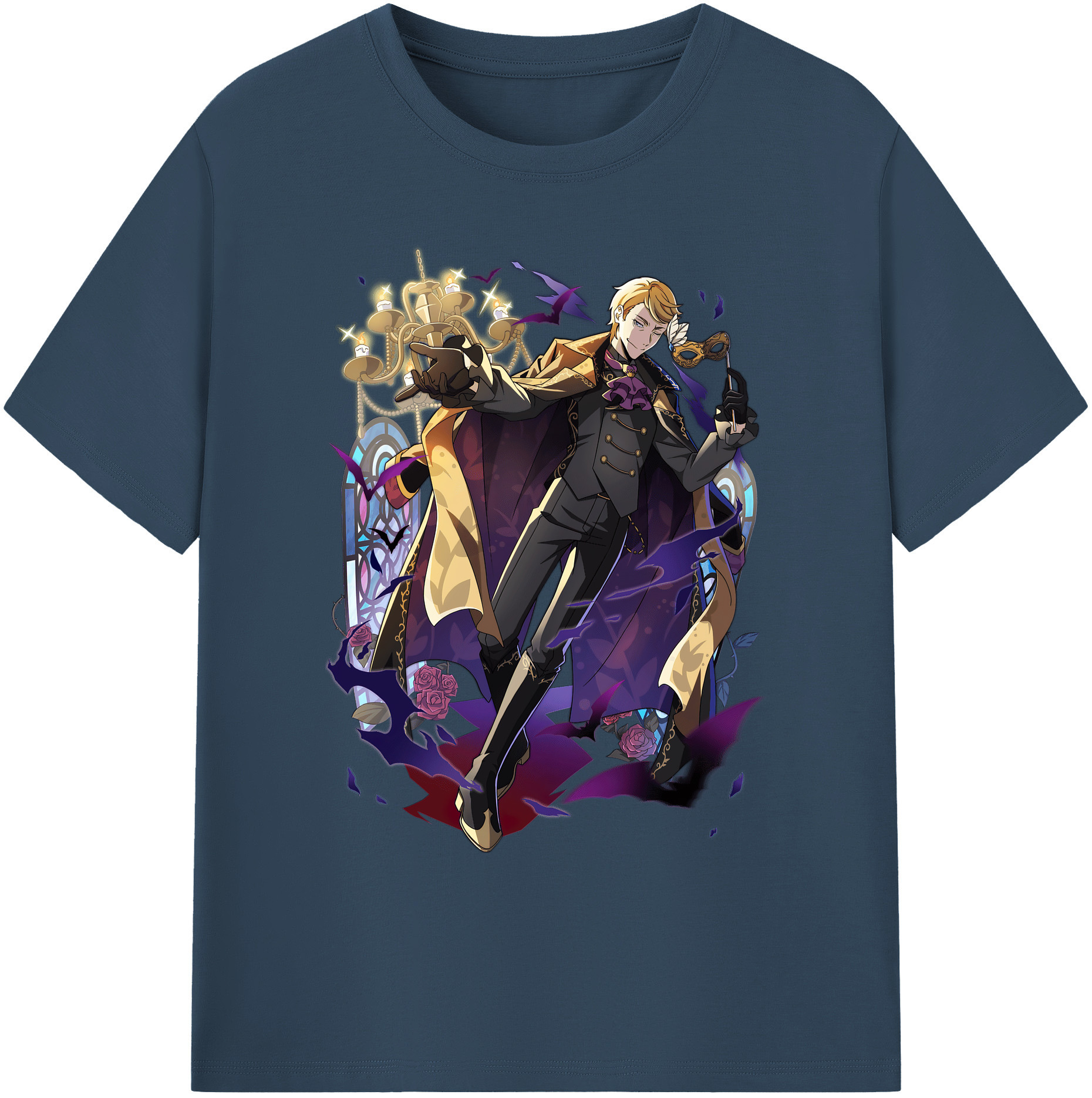 （画像用） 文豪ストレイドッグス Bungo Stray Dogs 綿100％ メンズ半袖Tシャツ｜肌触りやわらか＆通気性