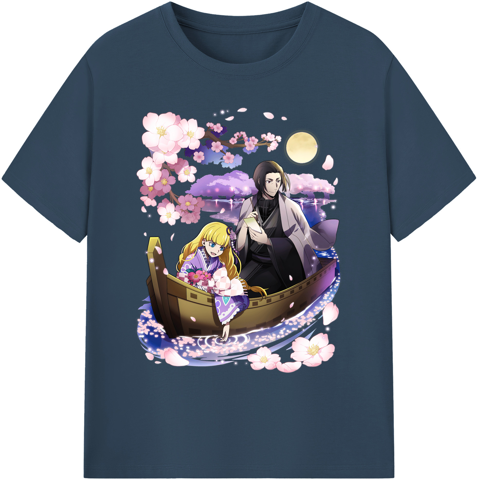 （画像用） 文豪ストレイドッグス Bungo Stray Dogs 綿100％ メンズ半袖Tシャツ｜肌触りやわらか＆通気性