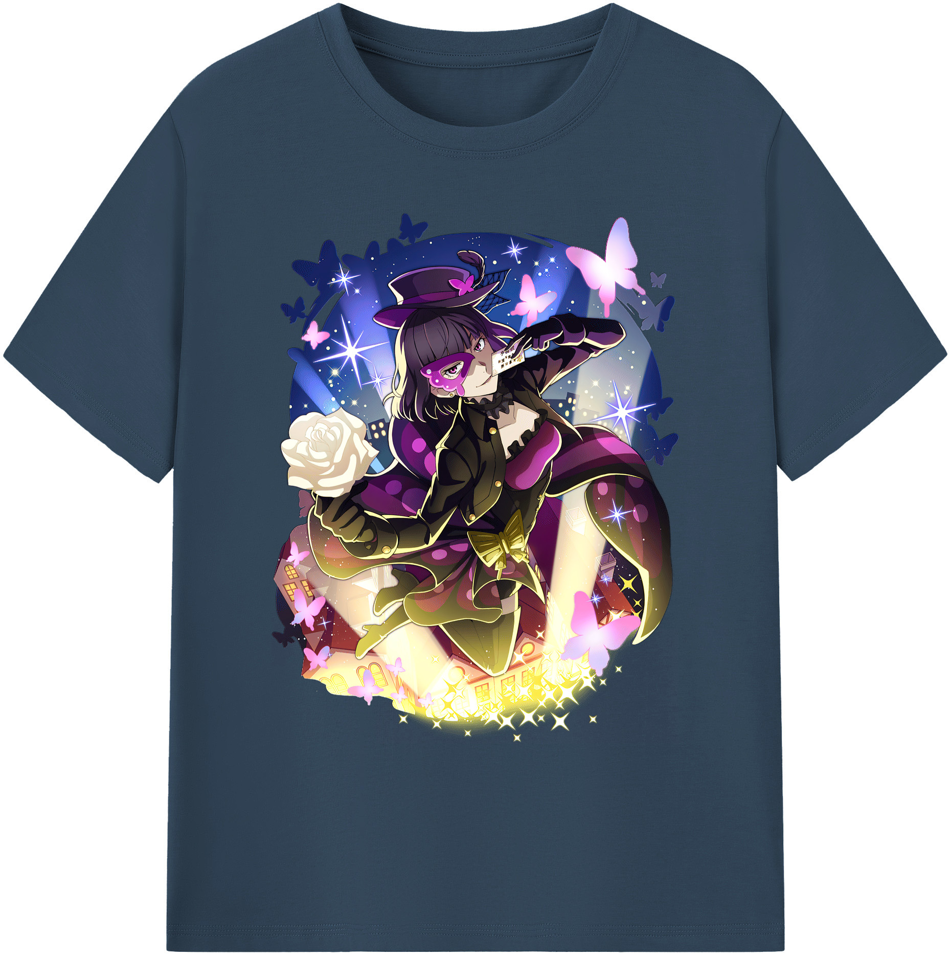 （画像用） 文豪ストレイドッグス Bungo Stray Dogs 綿100％ メンズ半袖Tシャツ｜肌触りやわらか＆通気性