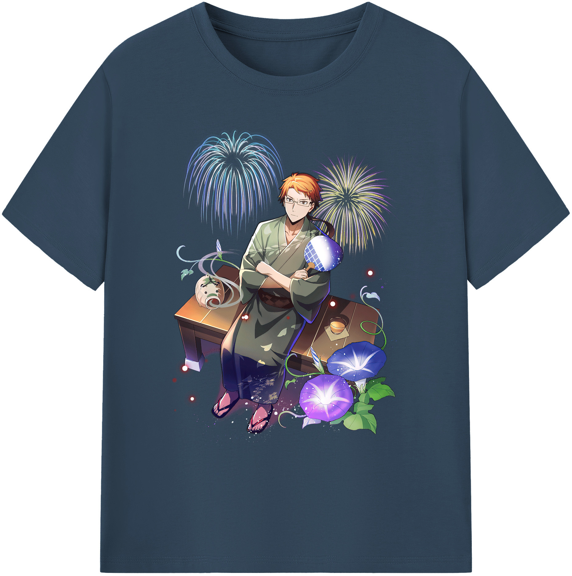 （画像用） 文豪ストレイドッグス Bungo Stray Dogs 綿100％ メンズ半袖Tシャツ｜肌触りやわらか＆通気性