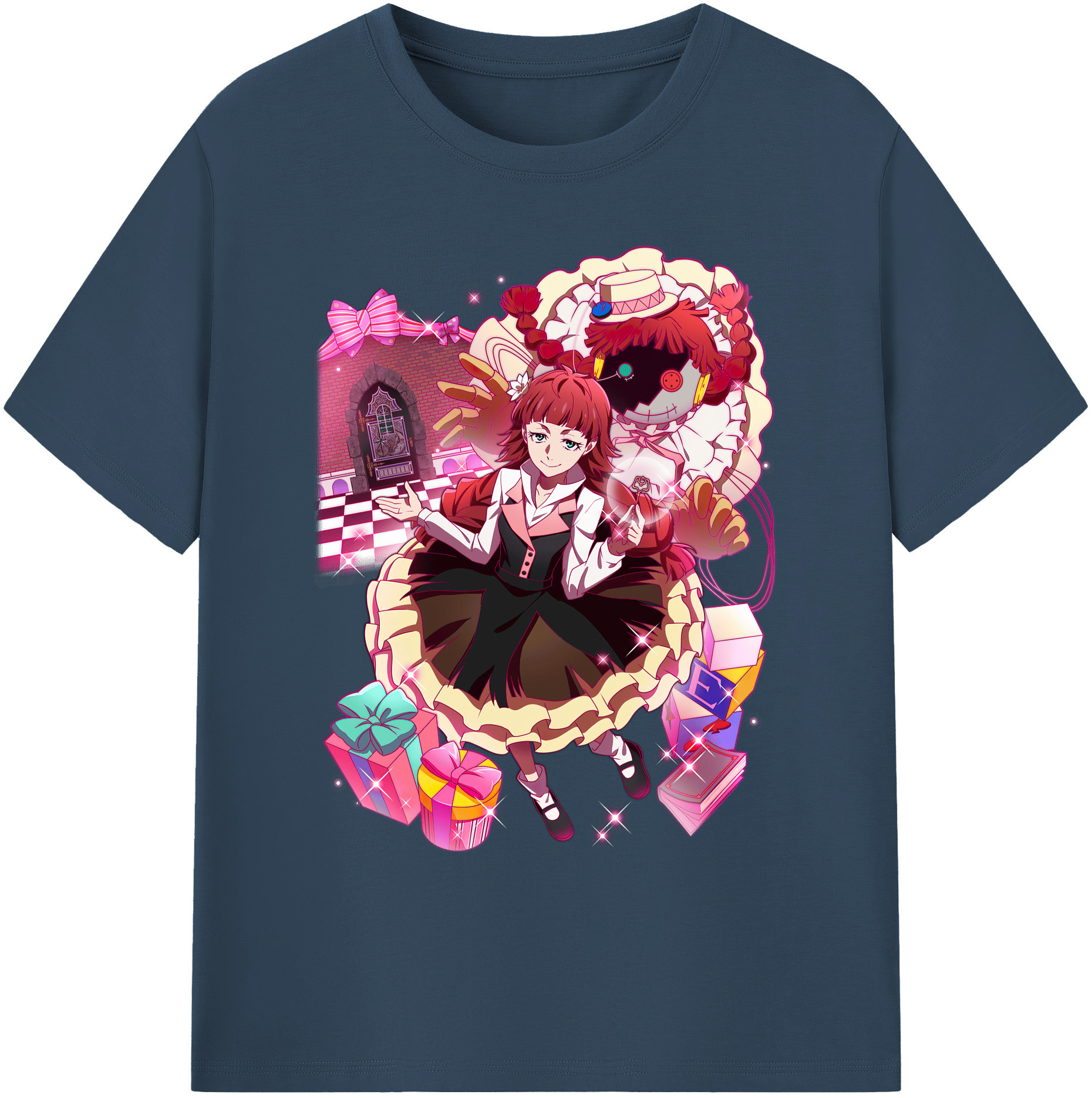 （画像用） 文豪ストレイドッグス Bungo Stray Dogs 綿100％ メンズ半袖Tシャツ｜肌触りやわらか＆通気性