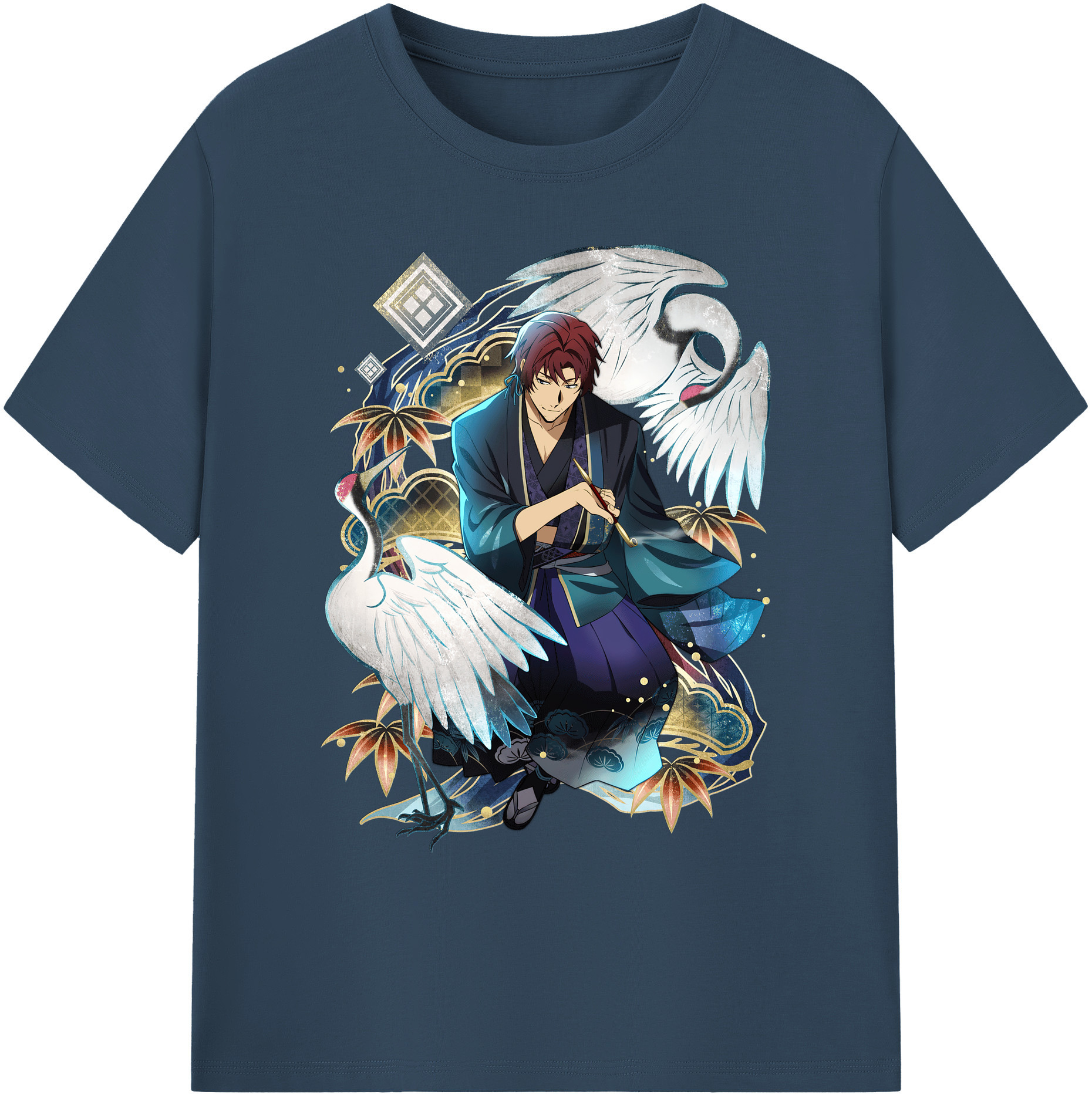 文豪ストレイドッグス Bungo Stray Dogs 綿100％ メンズ半袖Tシャツ｜肌触りやわらか＆通気性