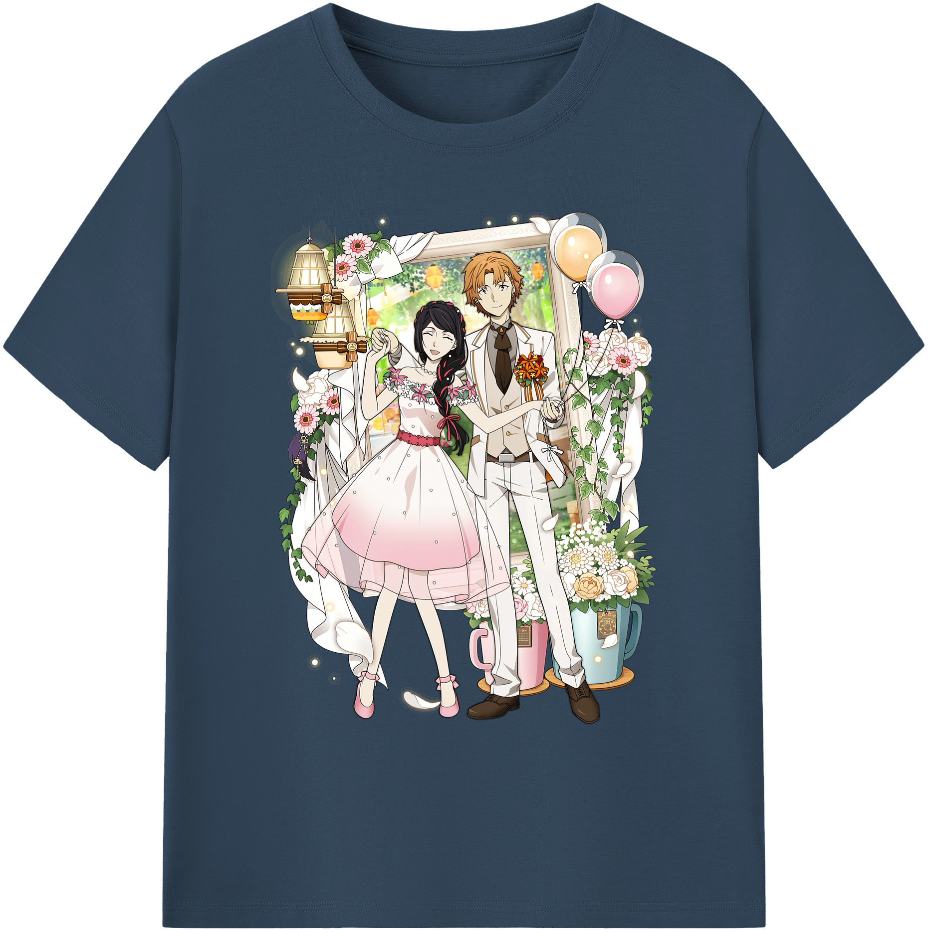 （画像用） 文豪ストレイドッグス Bungo Stray Dogs 綿100％ メンズ半袖Tシャツ｜肌触りやわらか＆通気性