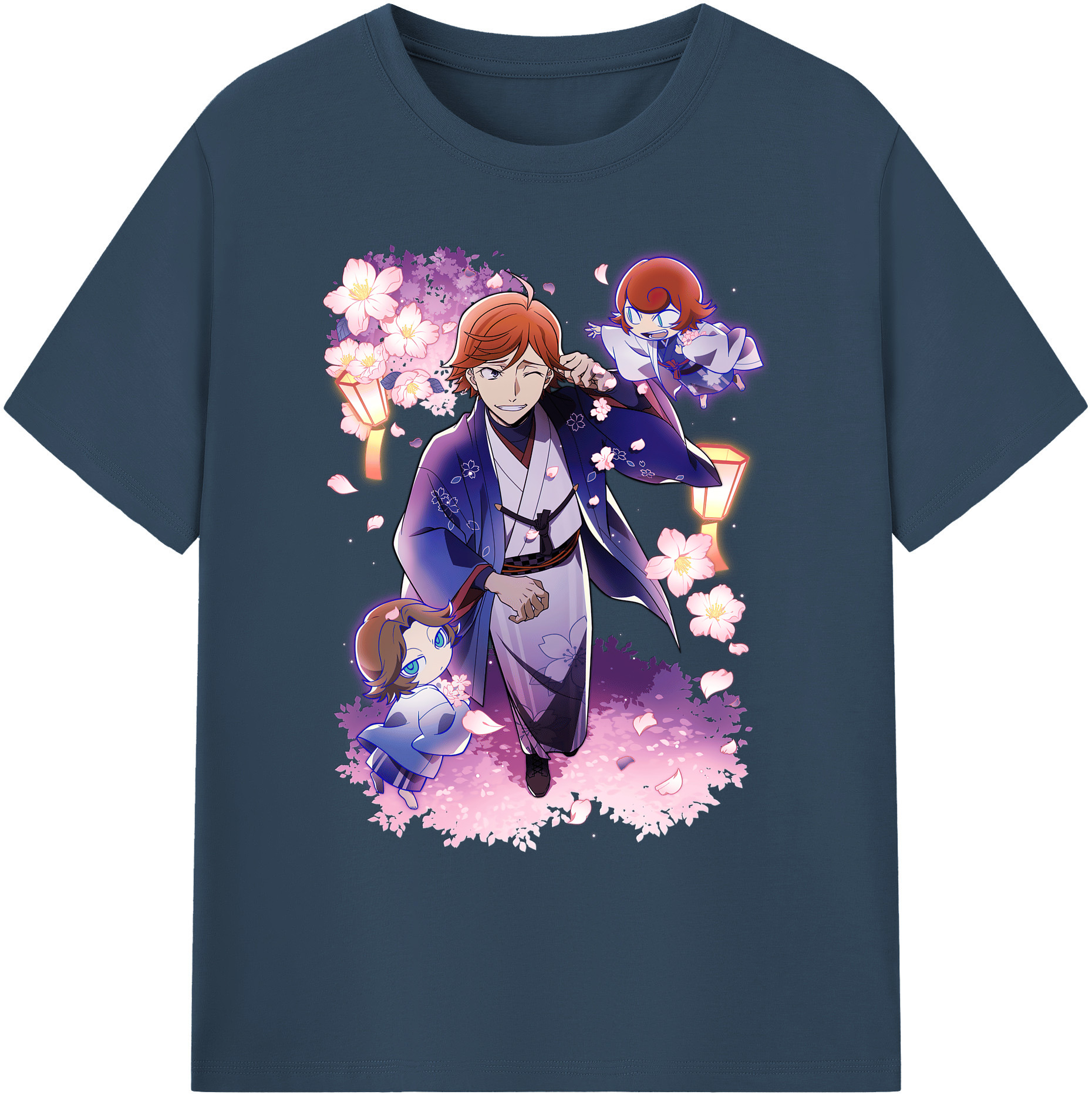 （画像用） 文豪ストレイドッグス Bungo Stray Dogs 綿100％ メンズ半袖Tシャツ｜肌触りやわらか＆通気性