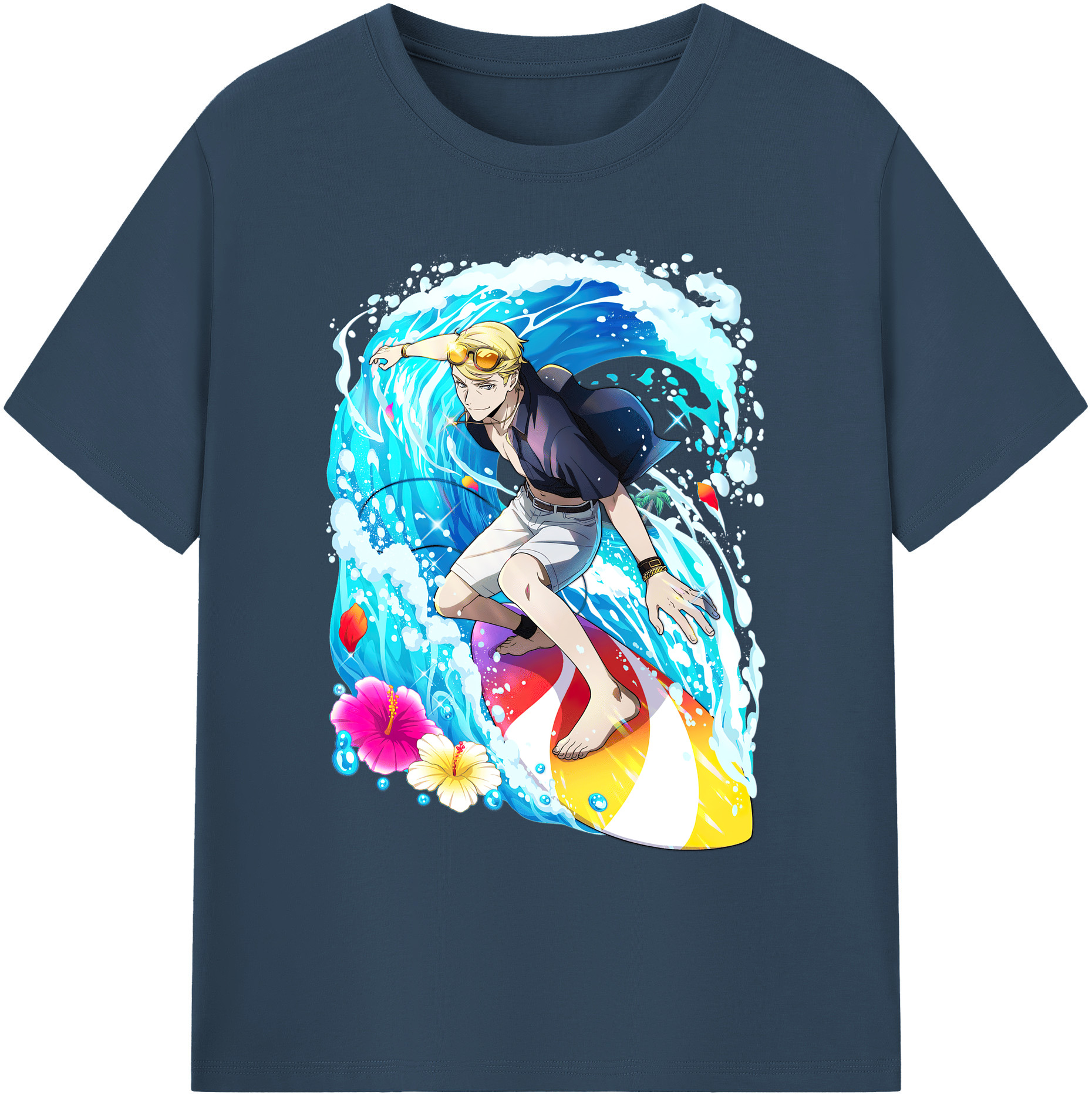 （画像用） 文豪ストレイドッグス Bungo Stray Dogs 綿100％ メンズ半袖Tシャツ｜肌触りやわらか＆通気性