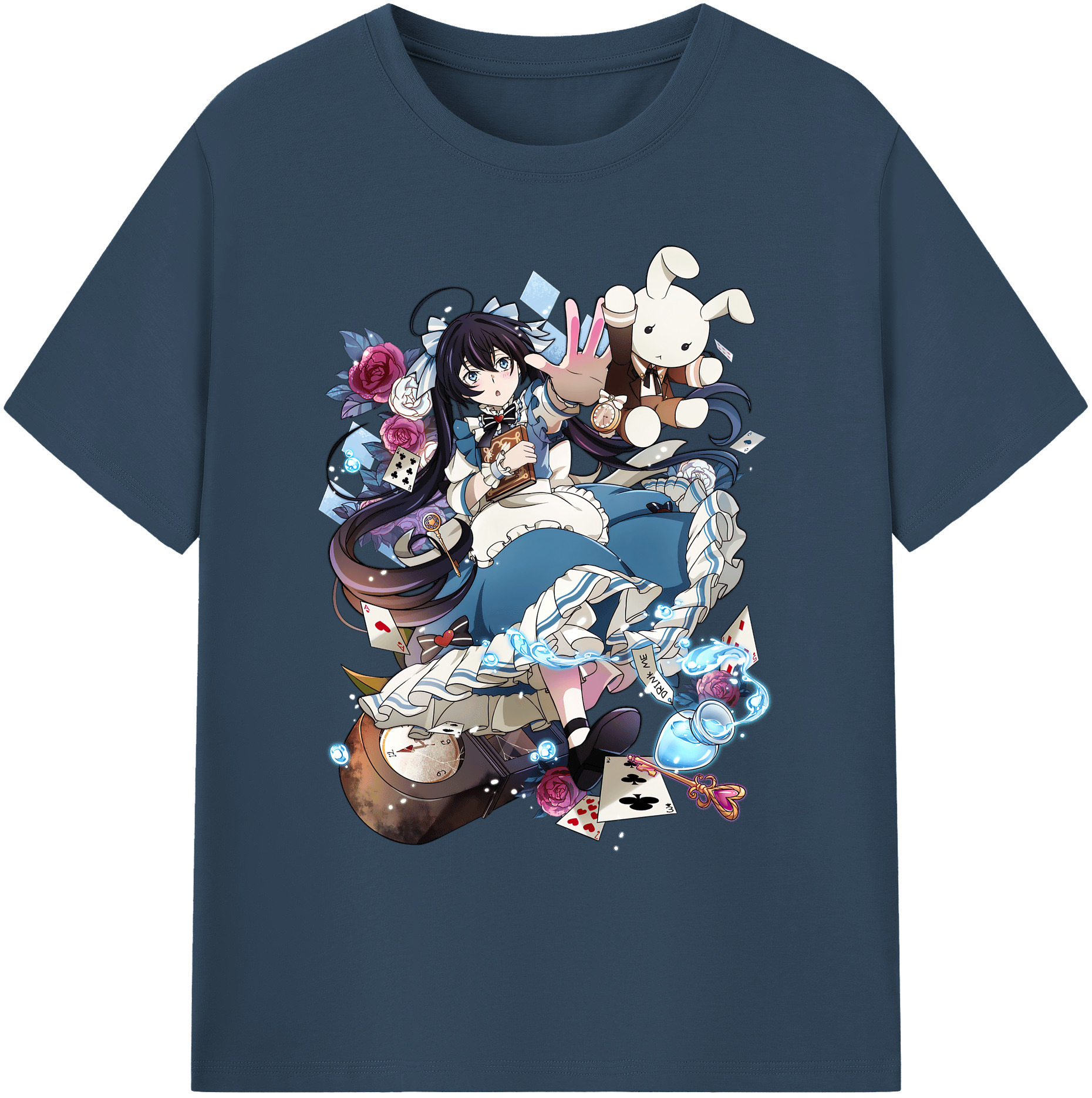 （画像用） 文豪ストレイドッグス Bungo Stray Dogs 綿100％ メンズ半袖Tシャツ｜肌触りやわらか＆通気性